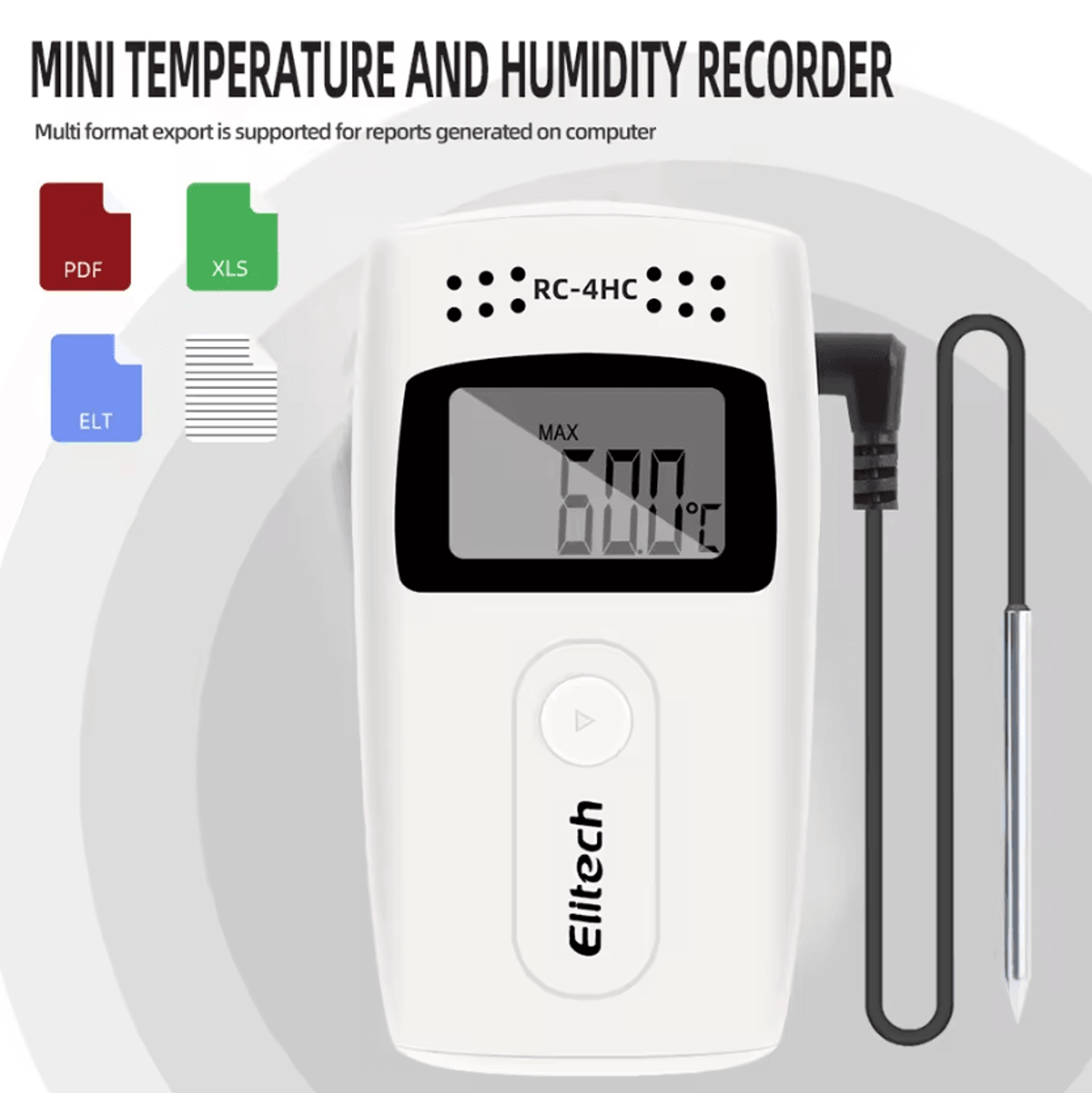 RC4 RC4HC USB Temperature Data Logger With 16000Point Memory 6