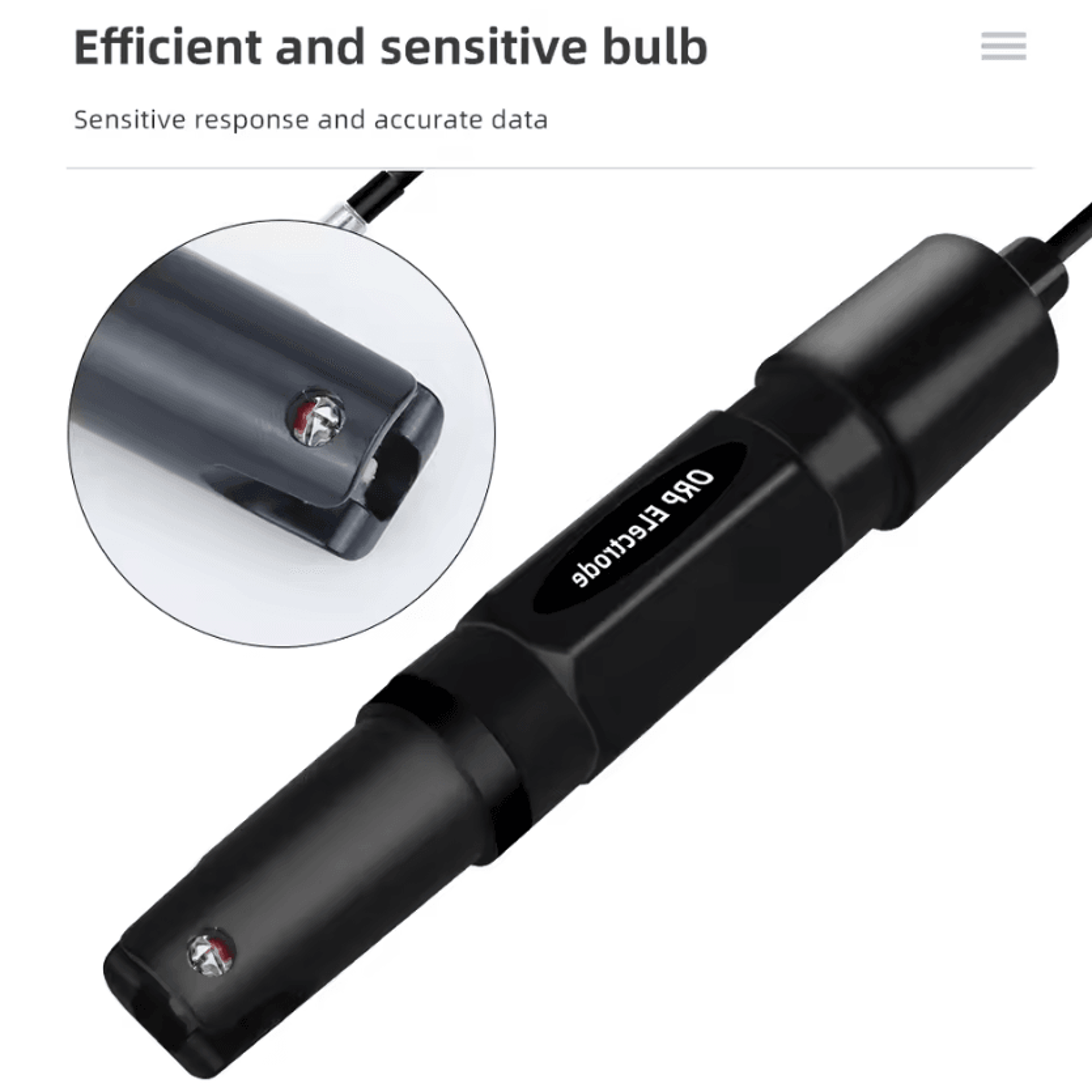 ORP Replacement Electrode Probe With BNC Connector 4