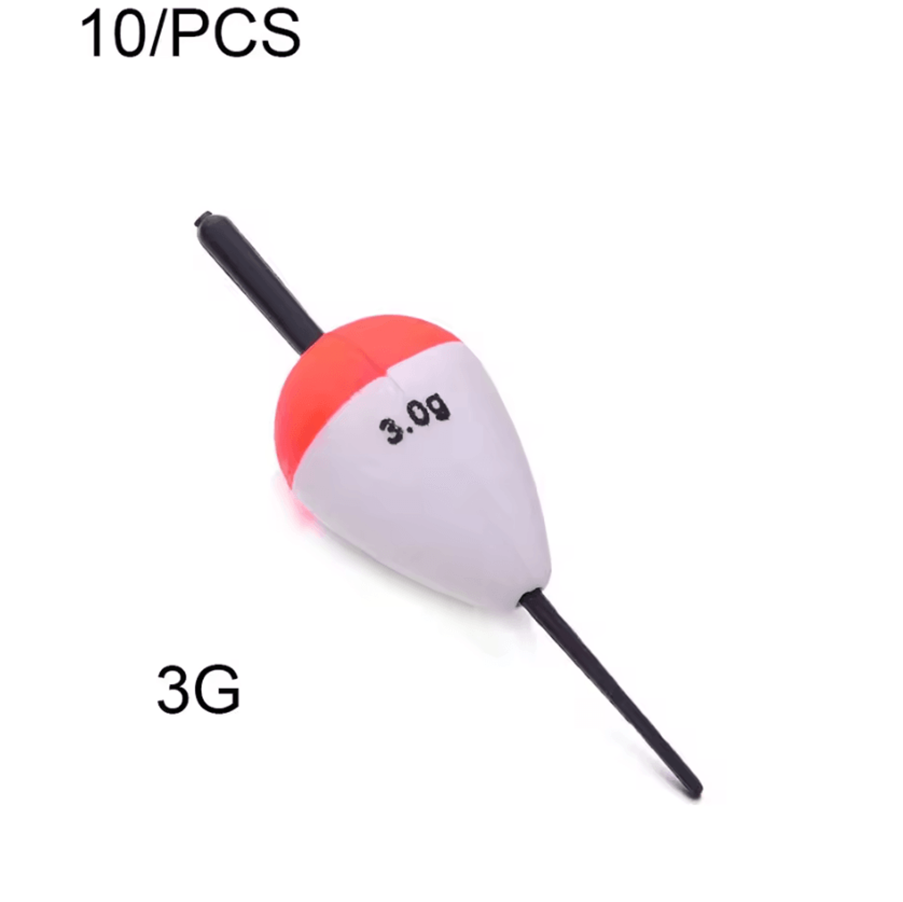 10 Piece Foam Fishing Float Set For Long Casting 7