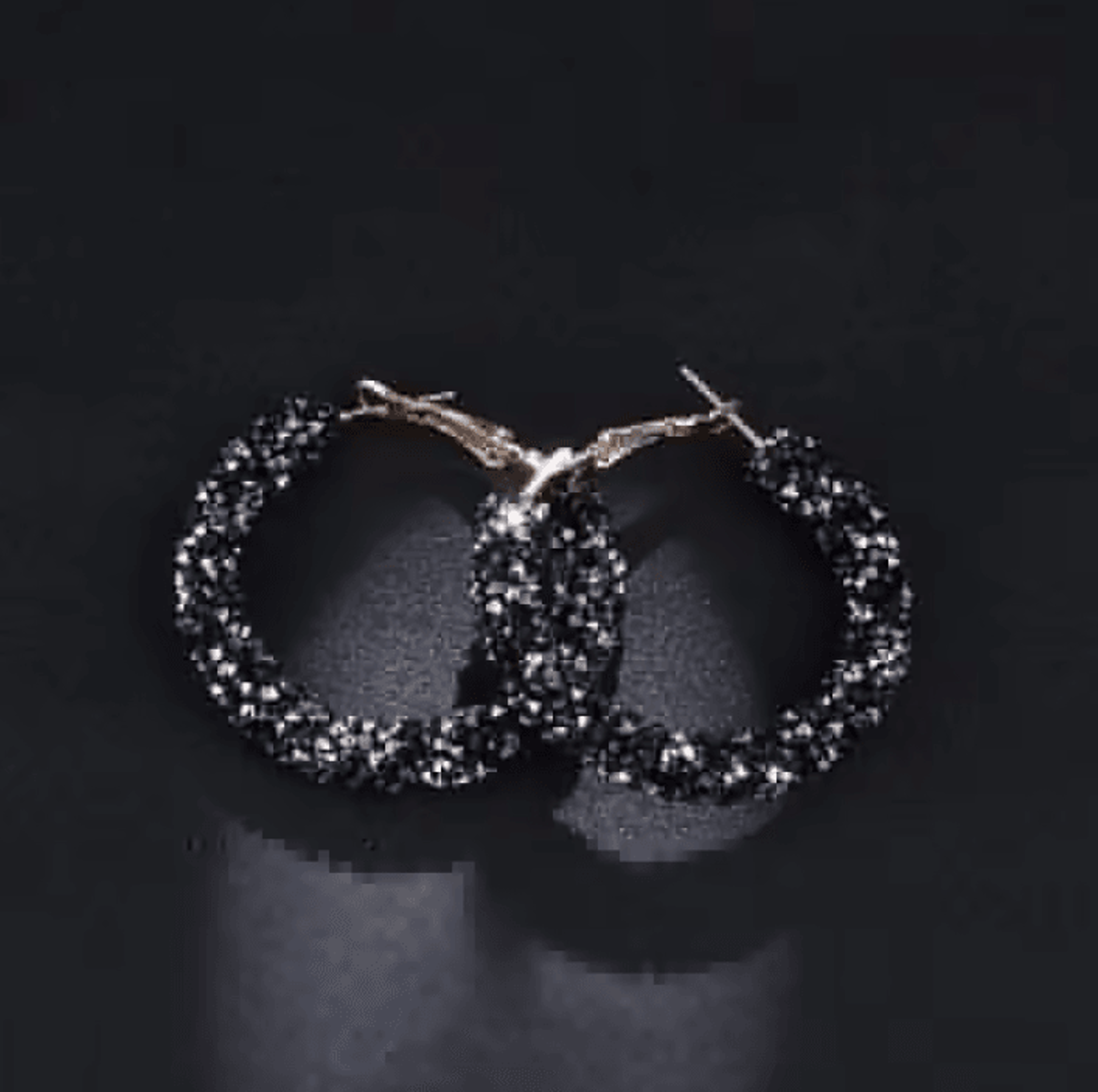 Crystal Rhinestone Hoop Earrings For Women 3