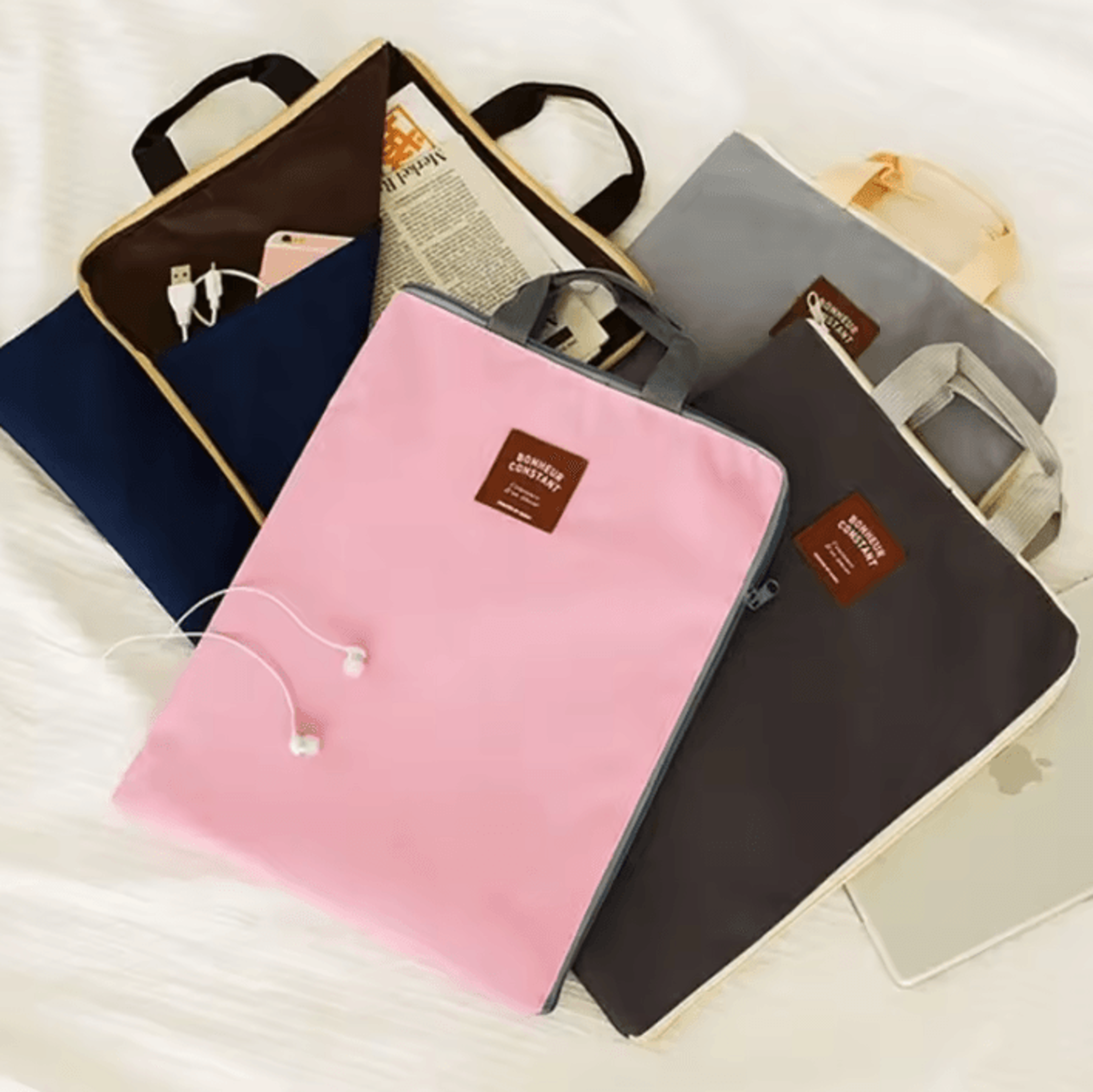 Portable A4 Document Storage Pouch For Office And School 0