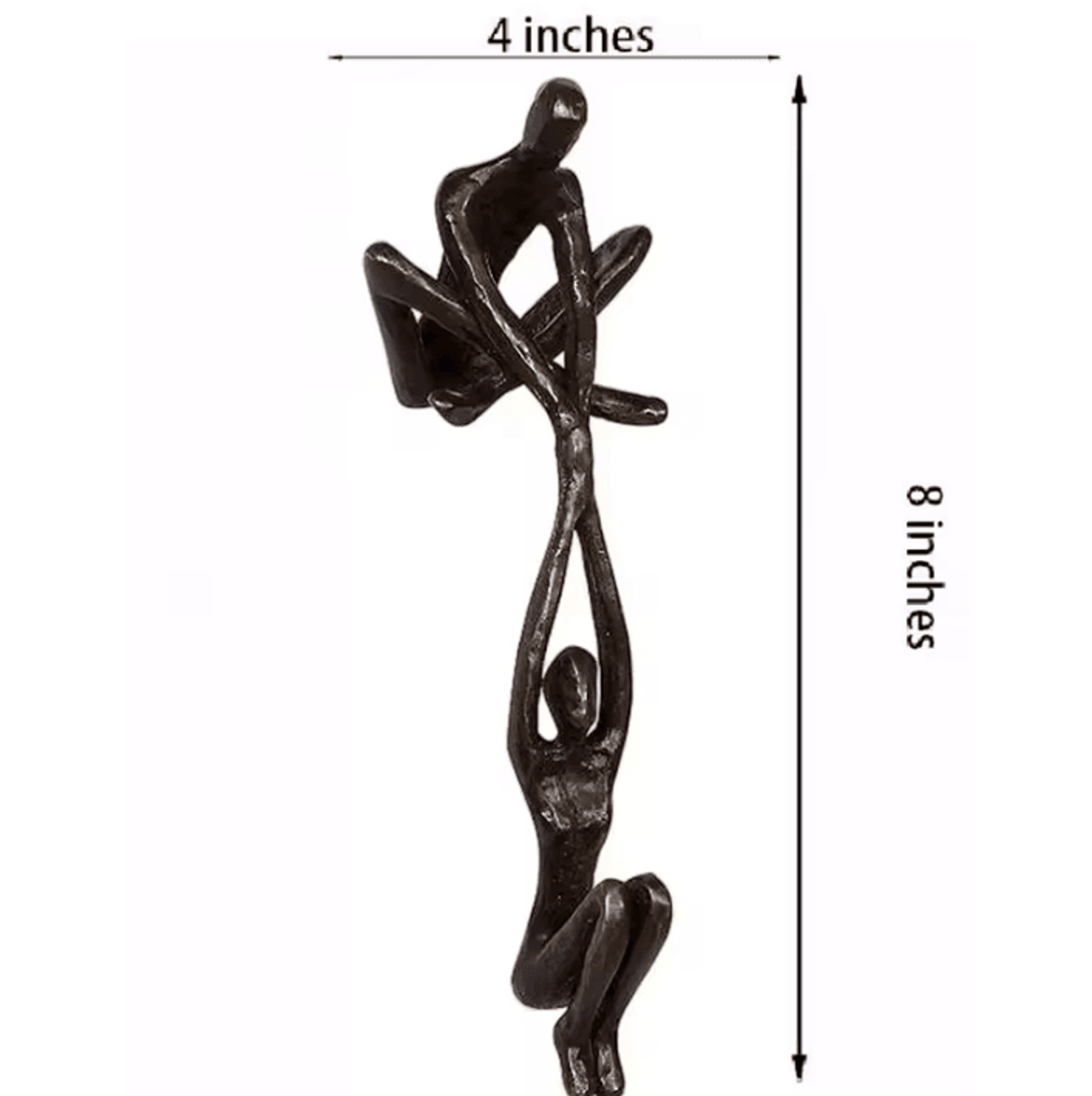 Romantic Dancing Couple Figurine Art Sculpture 5