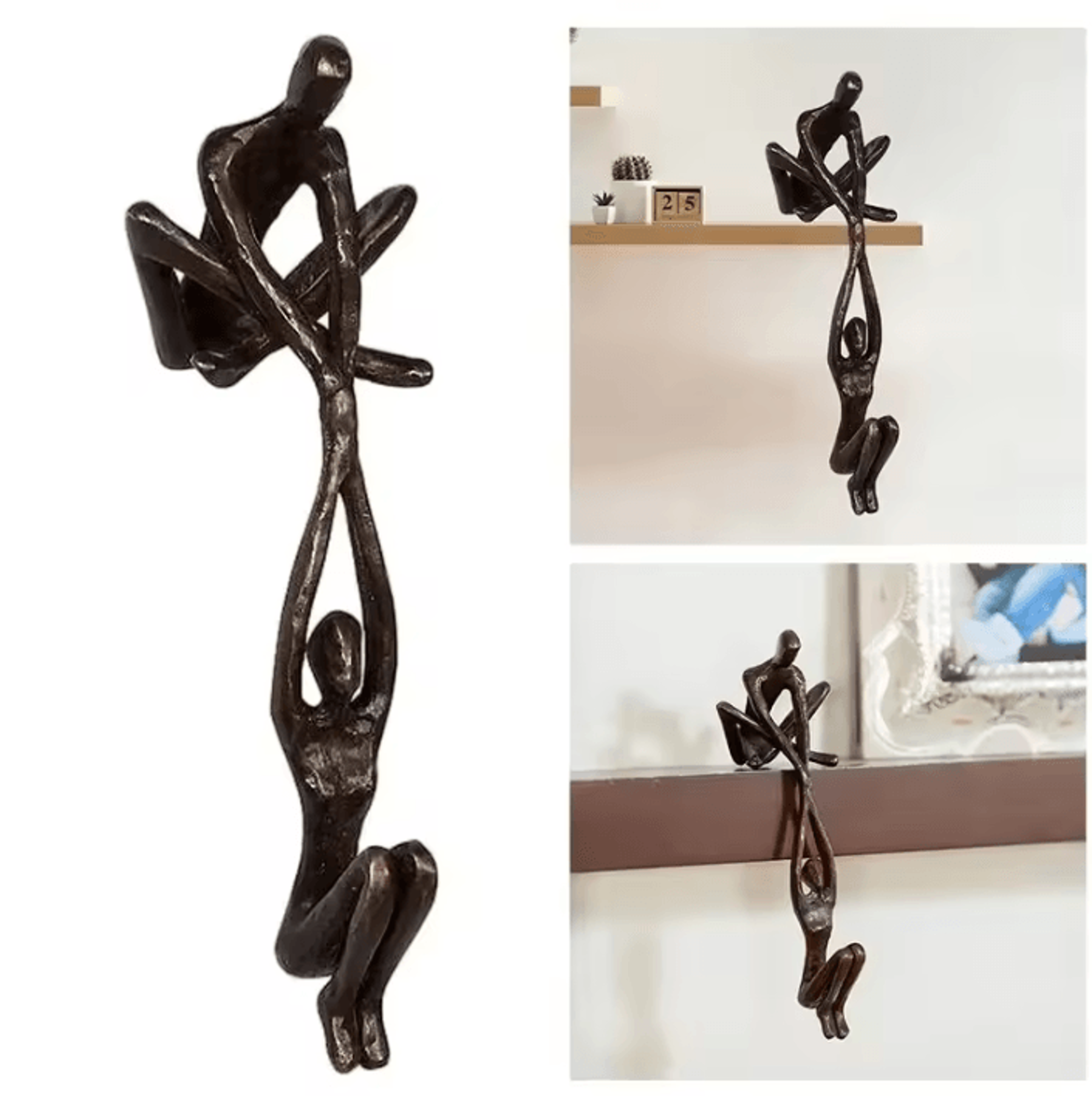 Romantic Dancing Couple Figurine Art Sculpture 0