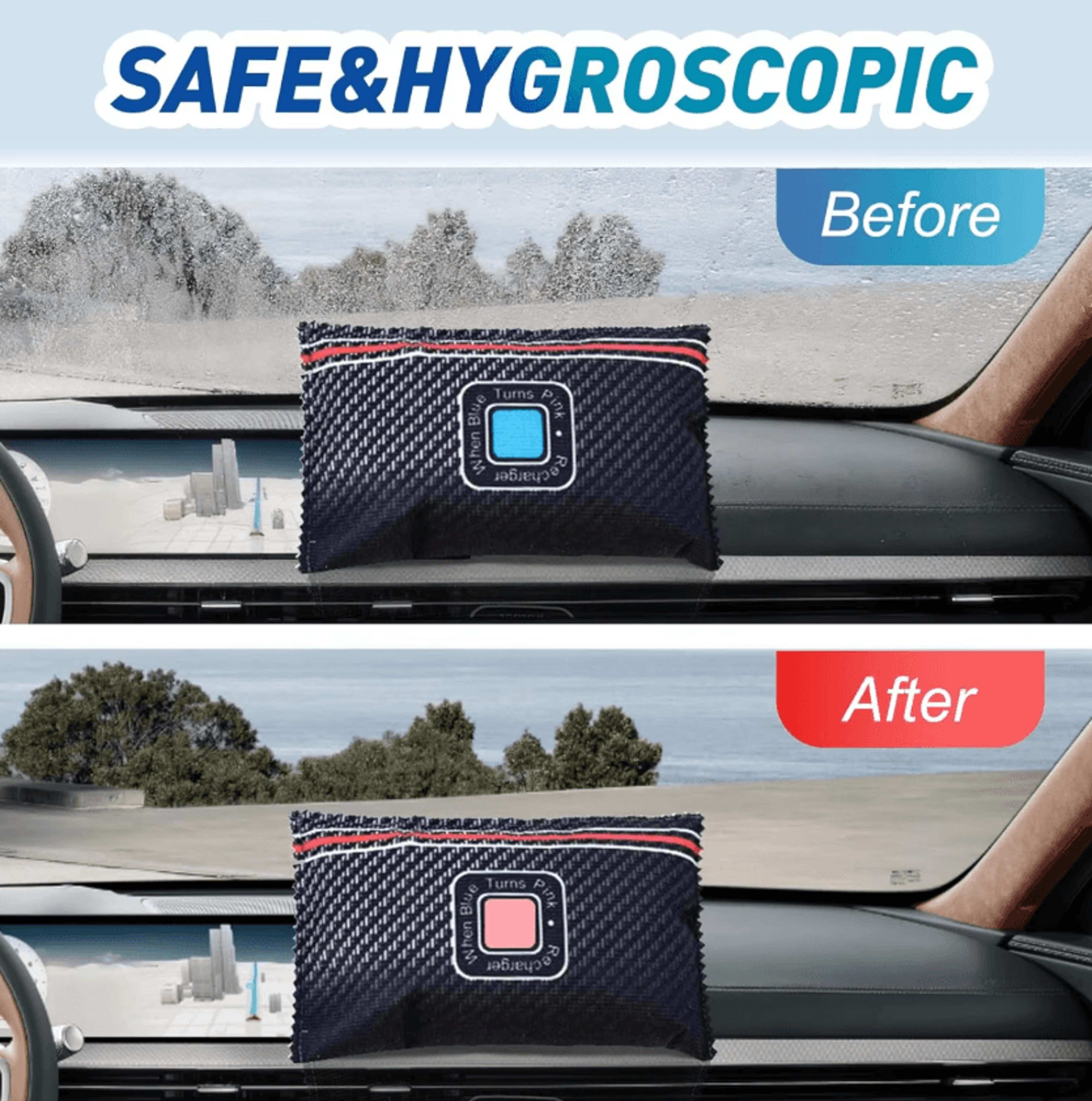 Reusable Car And Wardrobe Moisture Absorber Bag 0