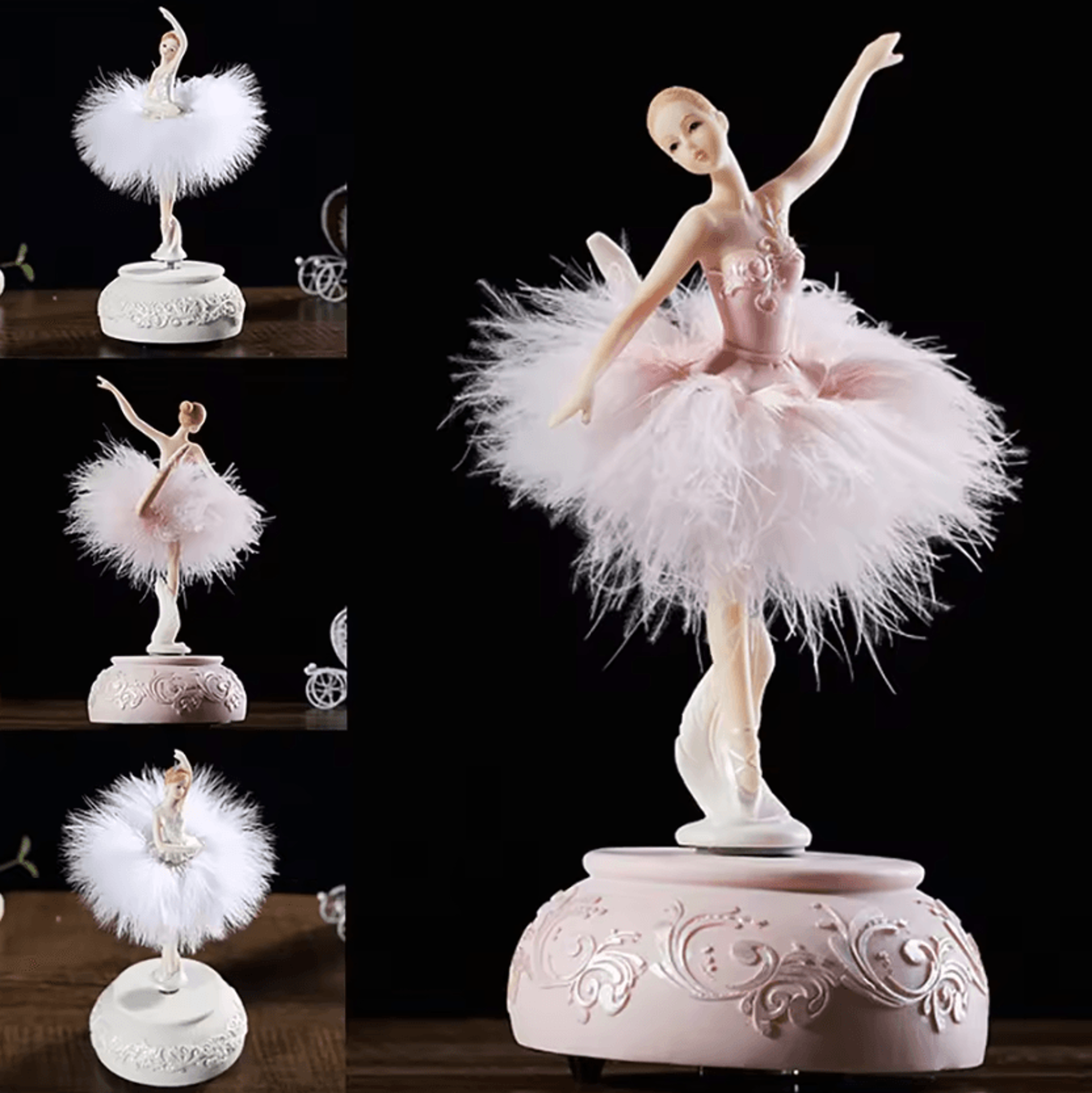 Rotating Ballet Dancing Doll Music Box Replacement 3