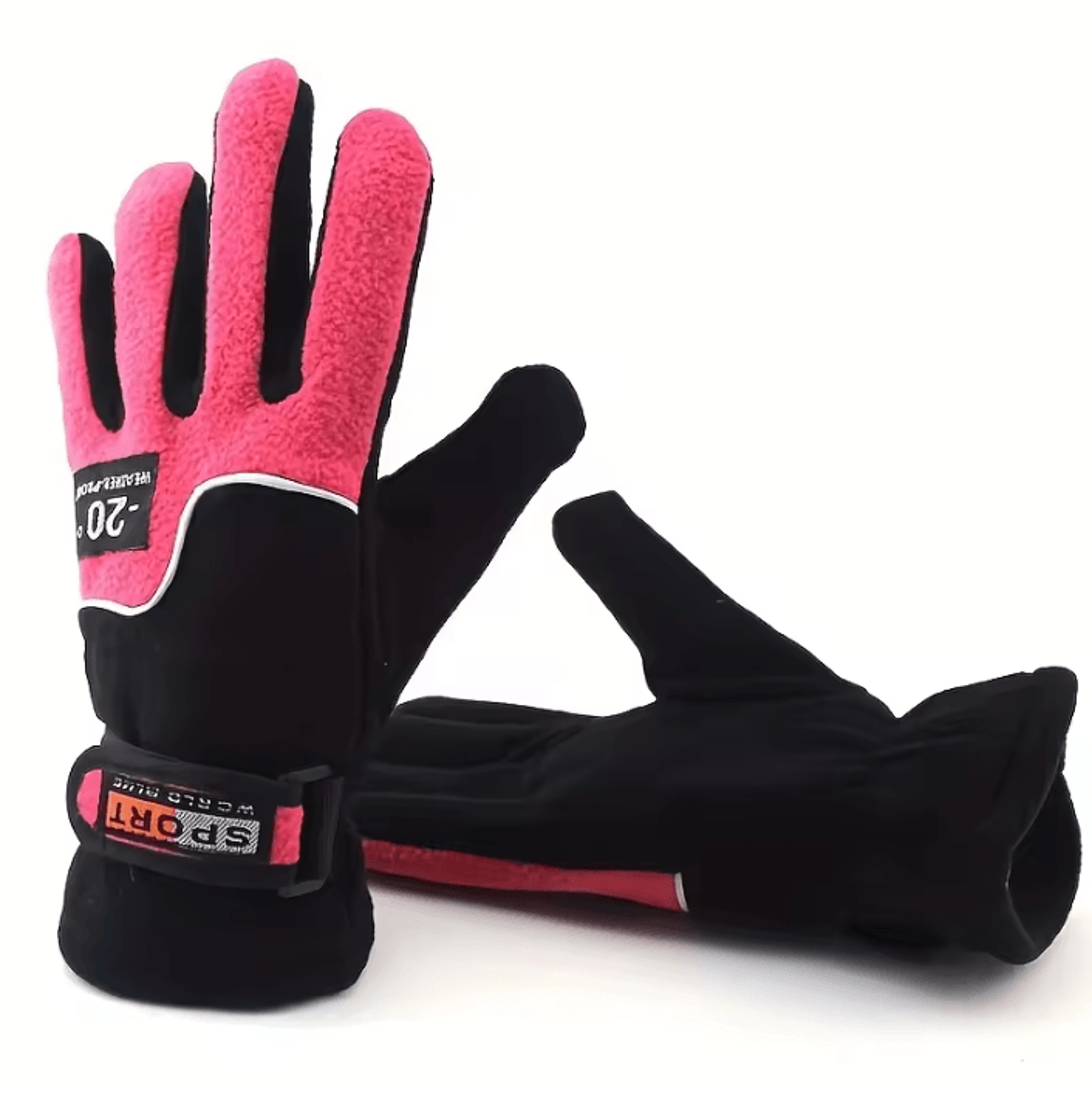 Unisex Fleece Full Finger Winter Gloves For Skiing And Cycling 5