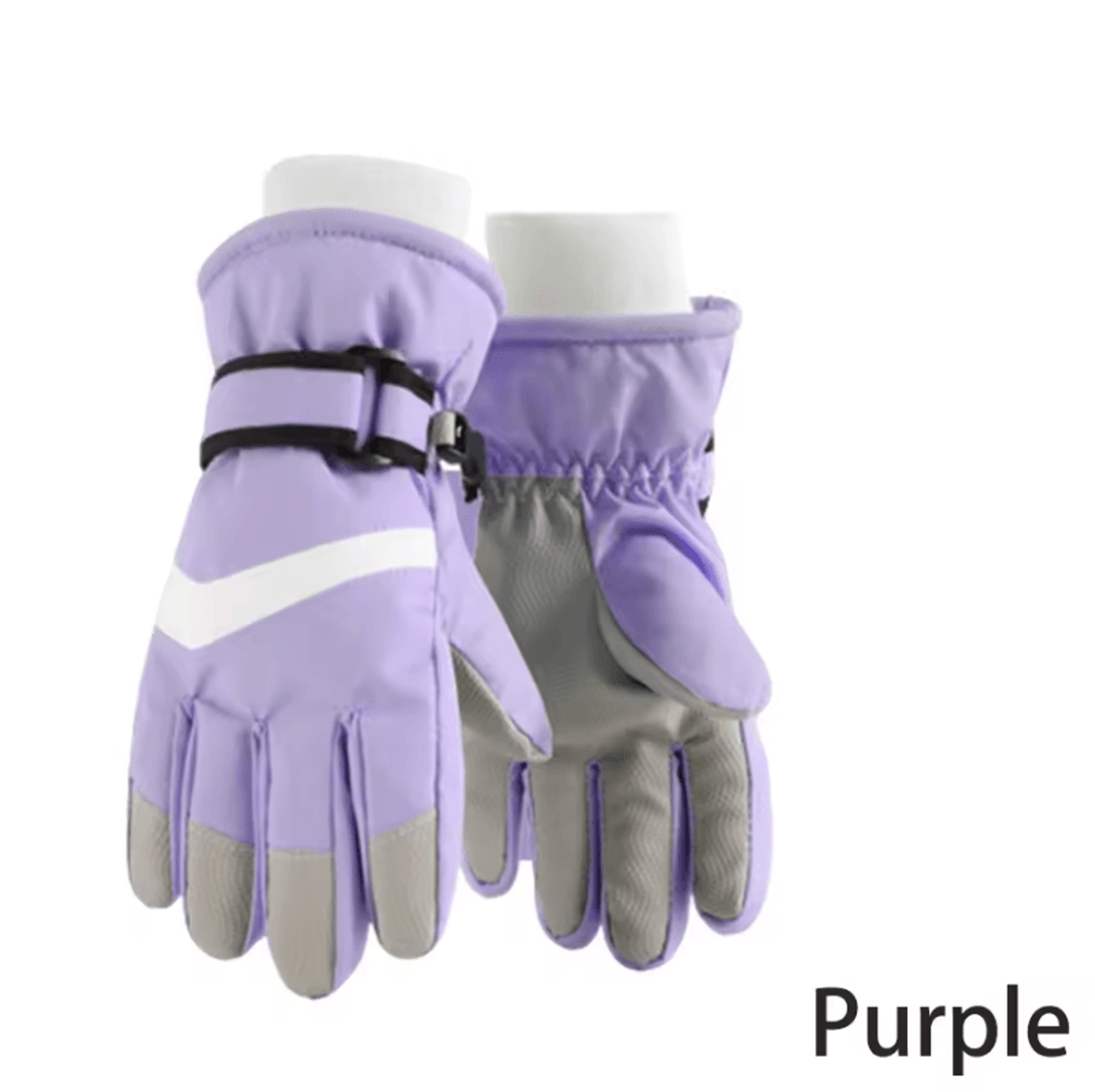 Kids Warm Windproof Winter Ski Gloves For Boys And Girls 3