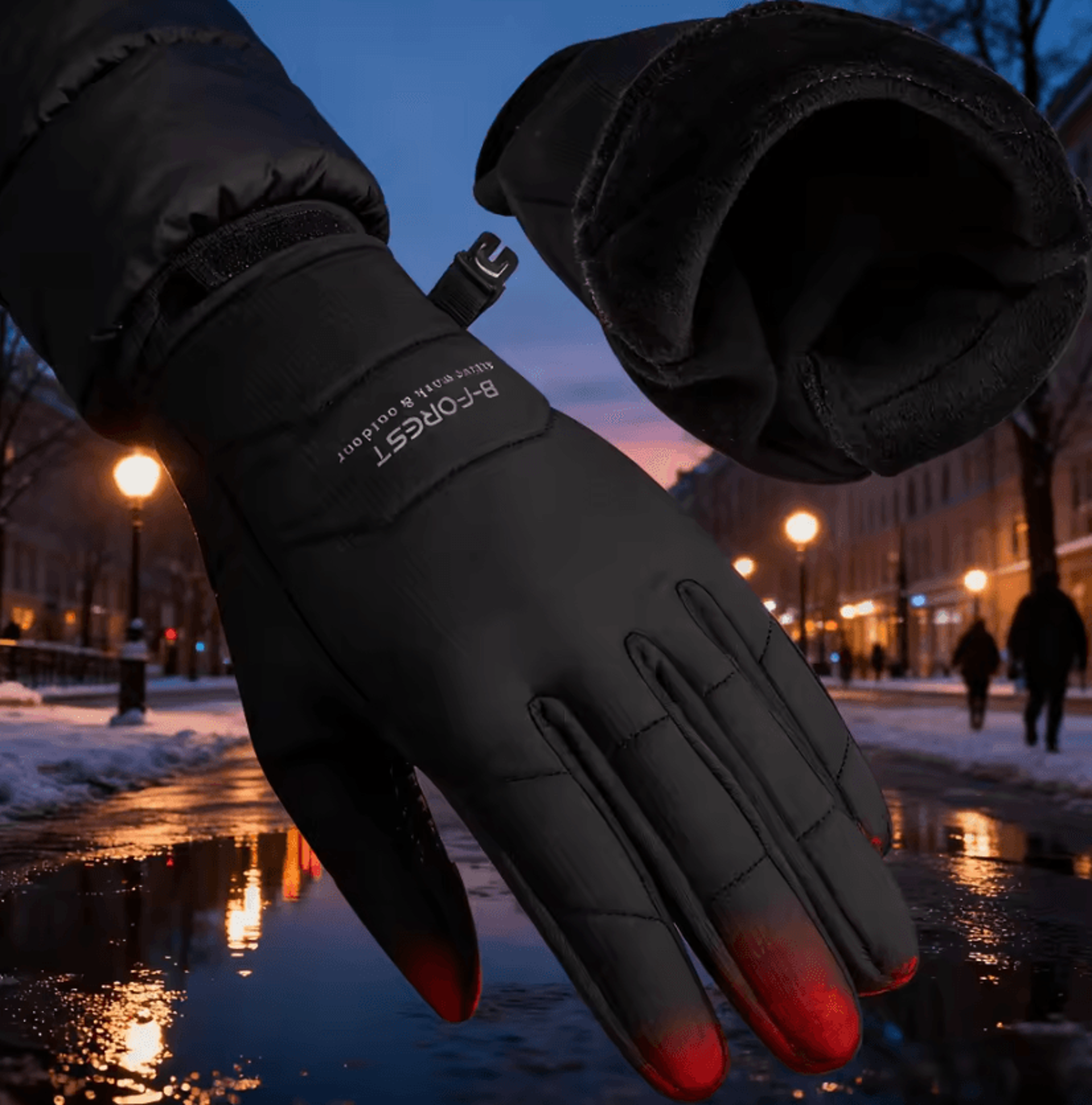 Unisex Windproof Touchscreen Winter Gloves For Skiing And Cycling 2