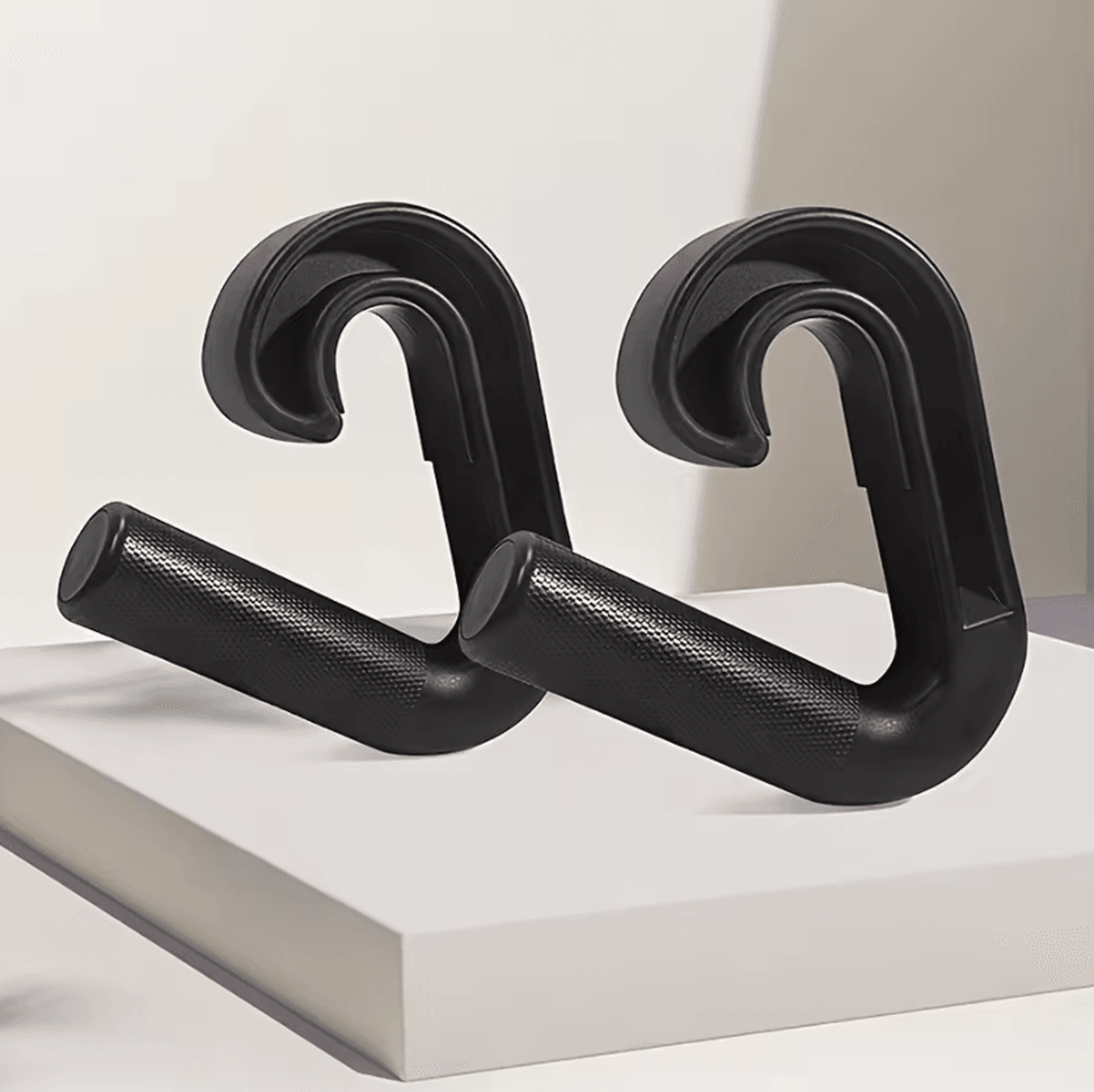 2 Piece 90 Degree Hook Pull Up Handles For Strength Training 4