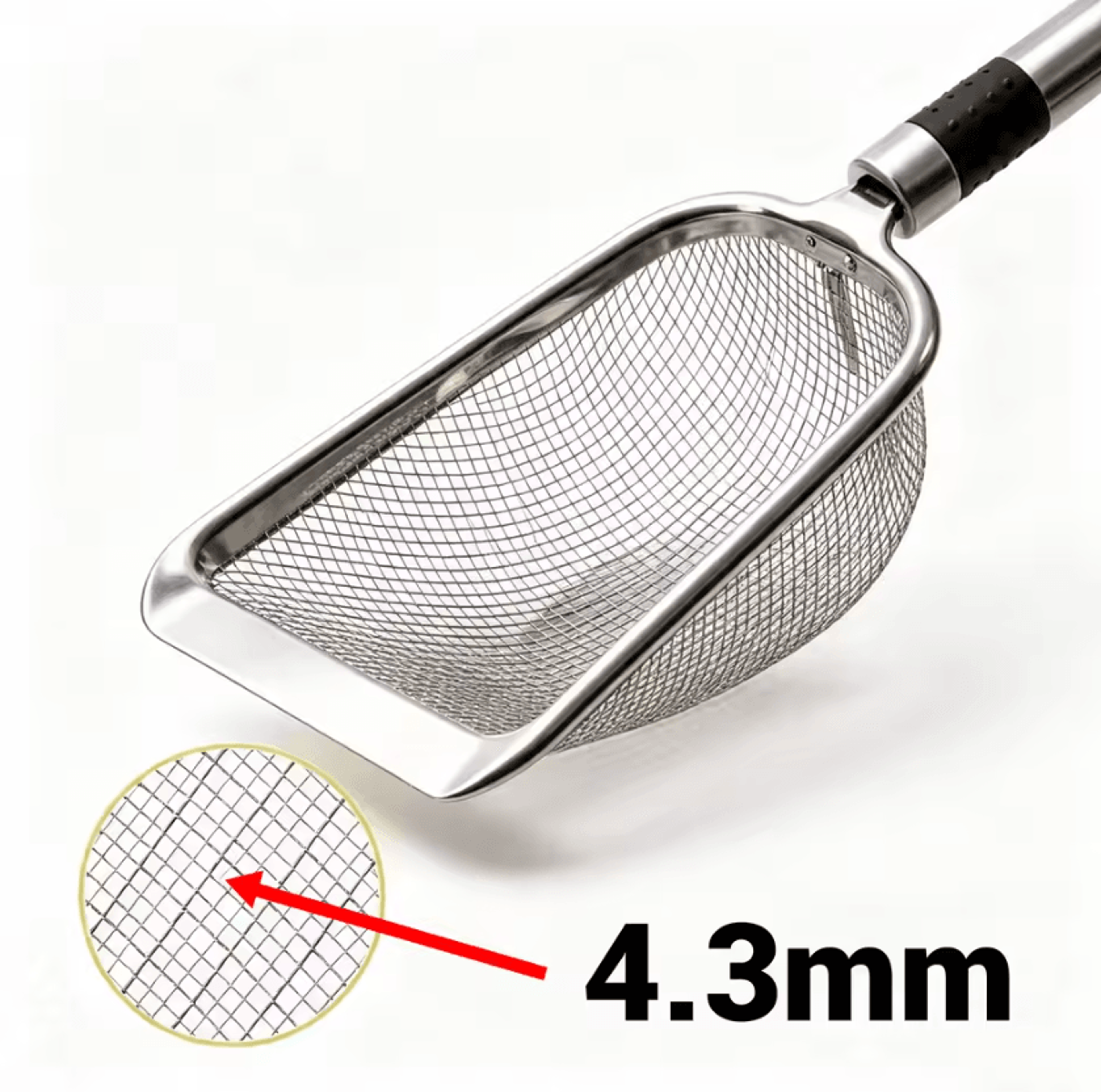 Stainless Steel Cat Litter Scoop With FinePore Mesh Shovel 8