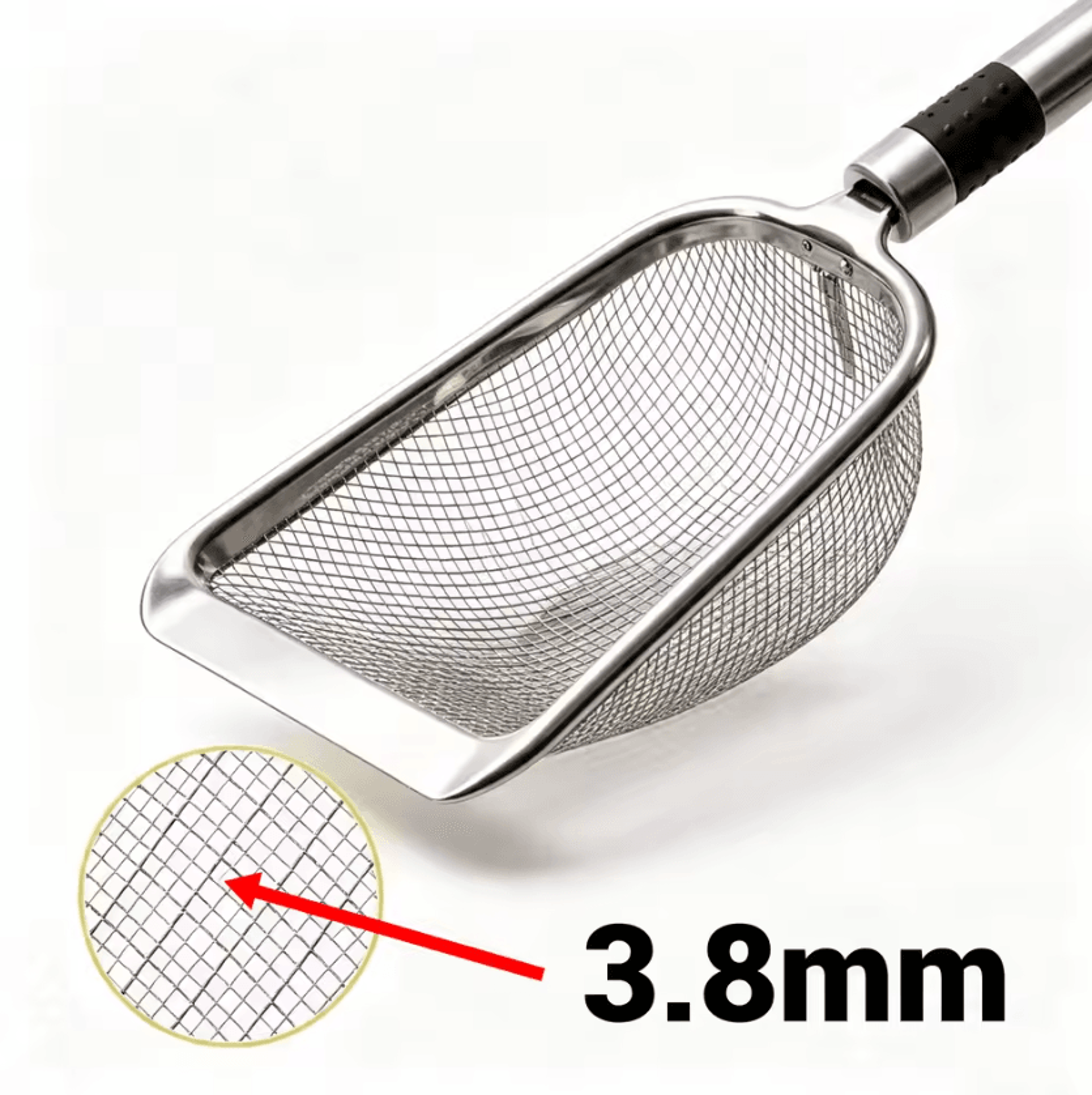 Stainless Steel Cat Litter Scoop With FinePore Mesh Shovel 7