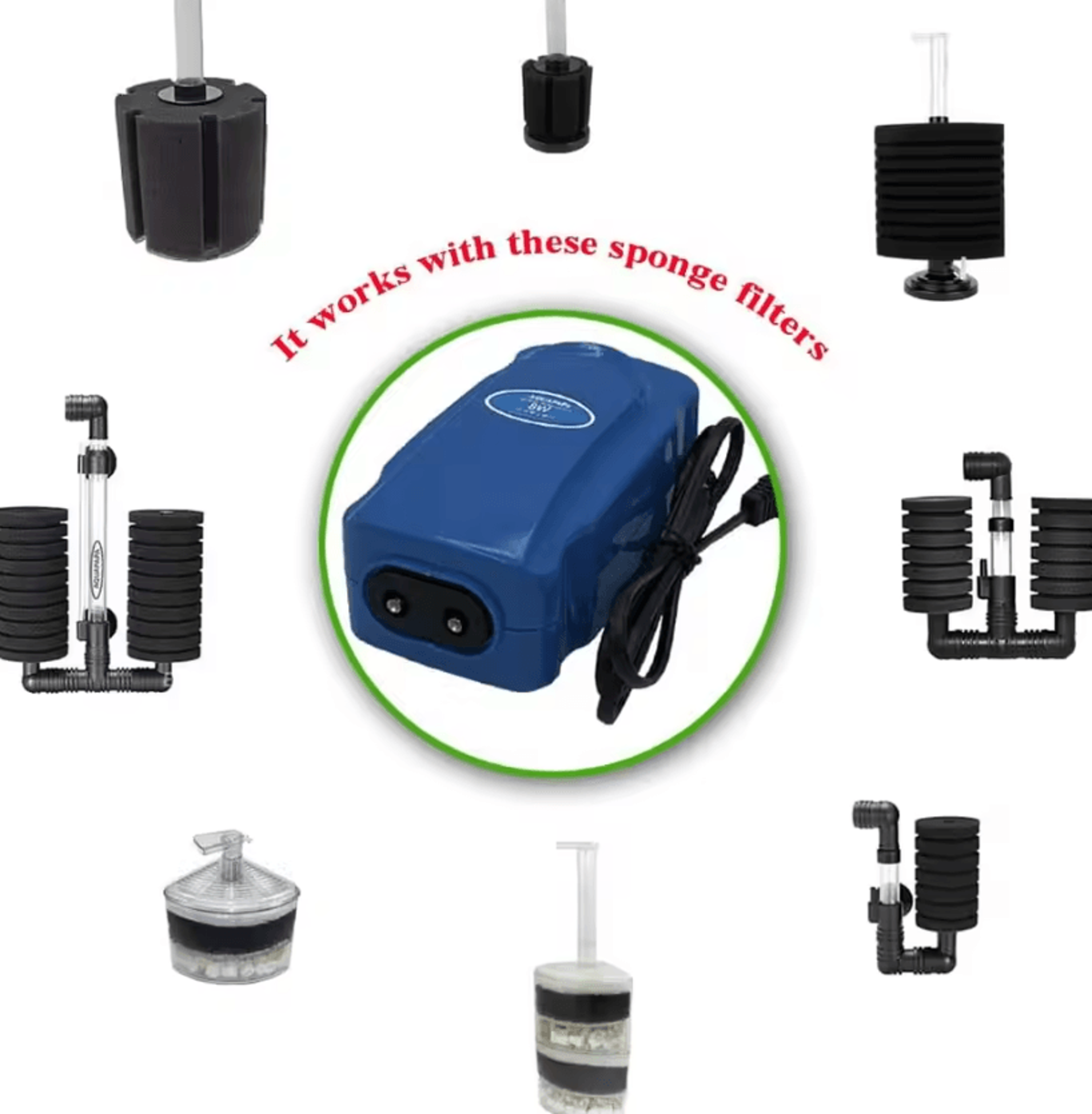 Biochemical Aquarium Sponge Filter For Air Pump Filtration 1