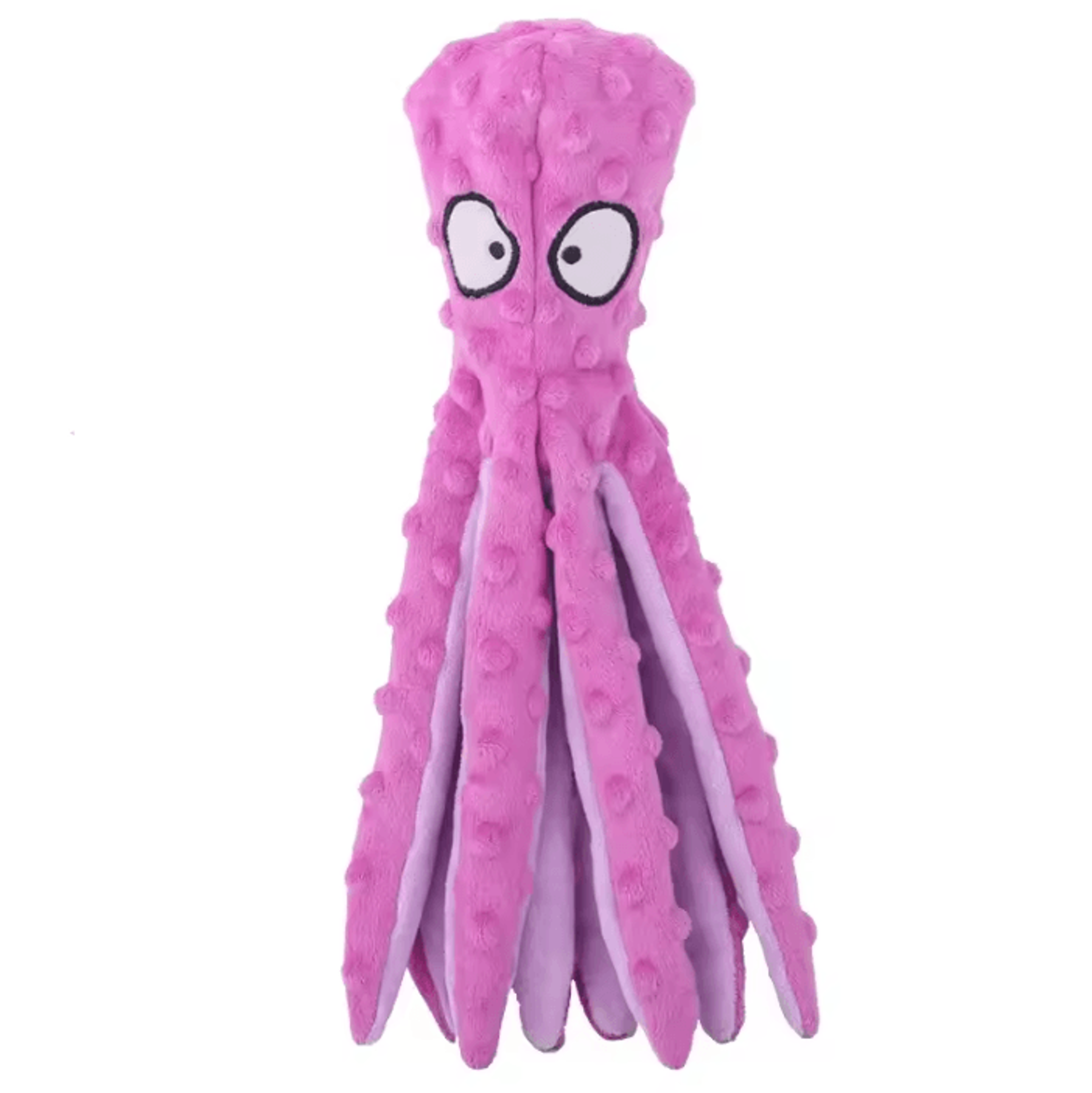 NoStuffing Octopus Squeaky Dog Toy With Crinkle Tentacles 4
