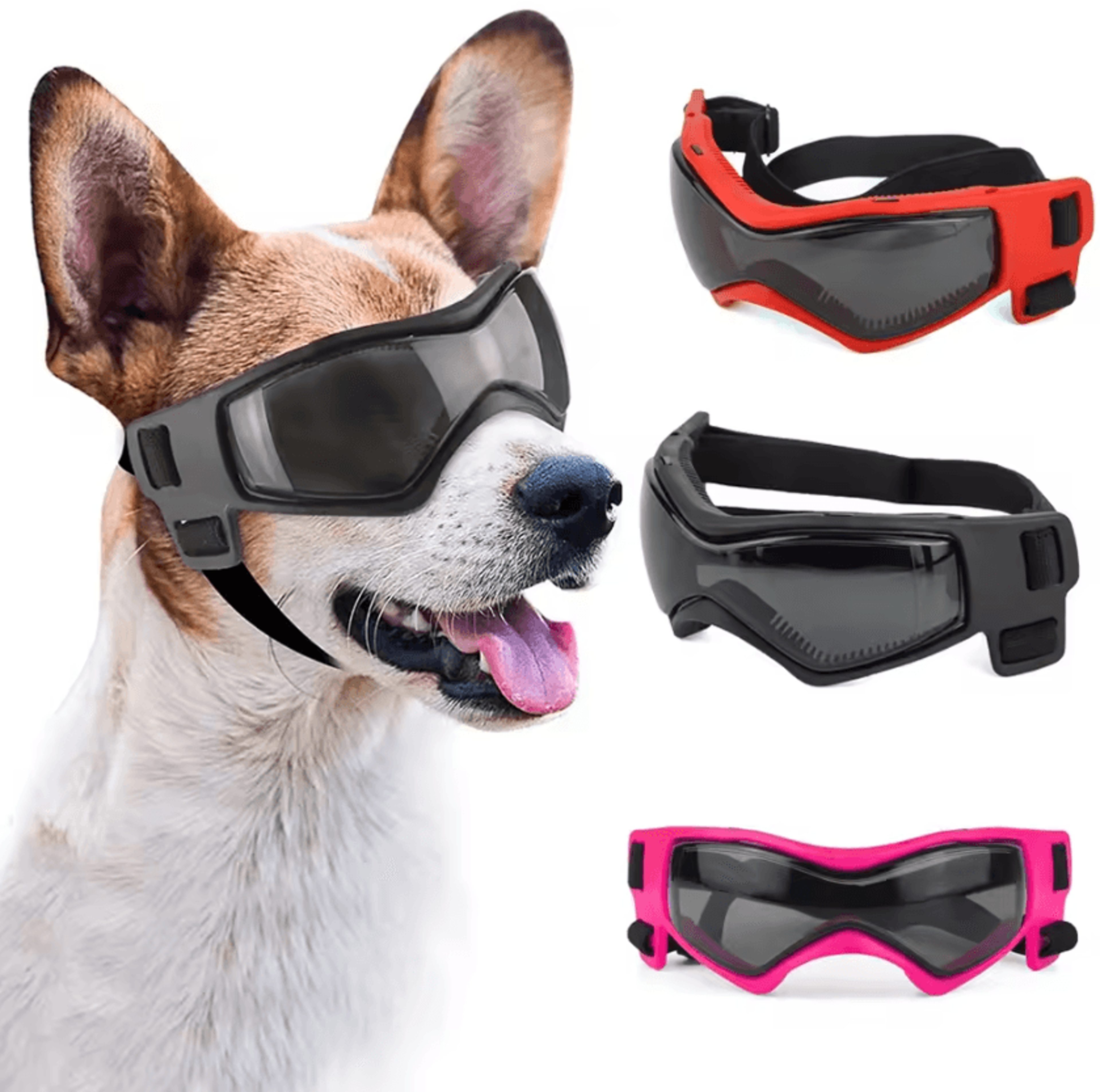 Adjustable UV Protection Dog Goggles For Outdoor Adventures 0