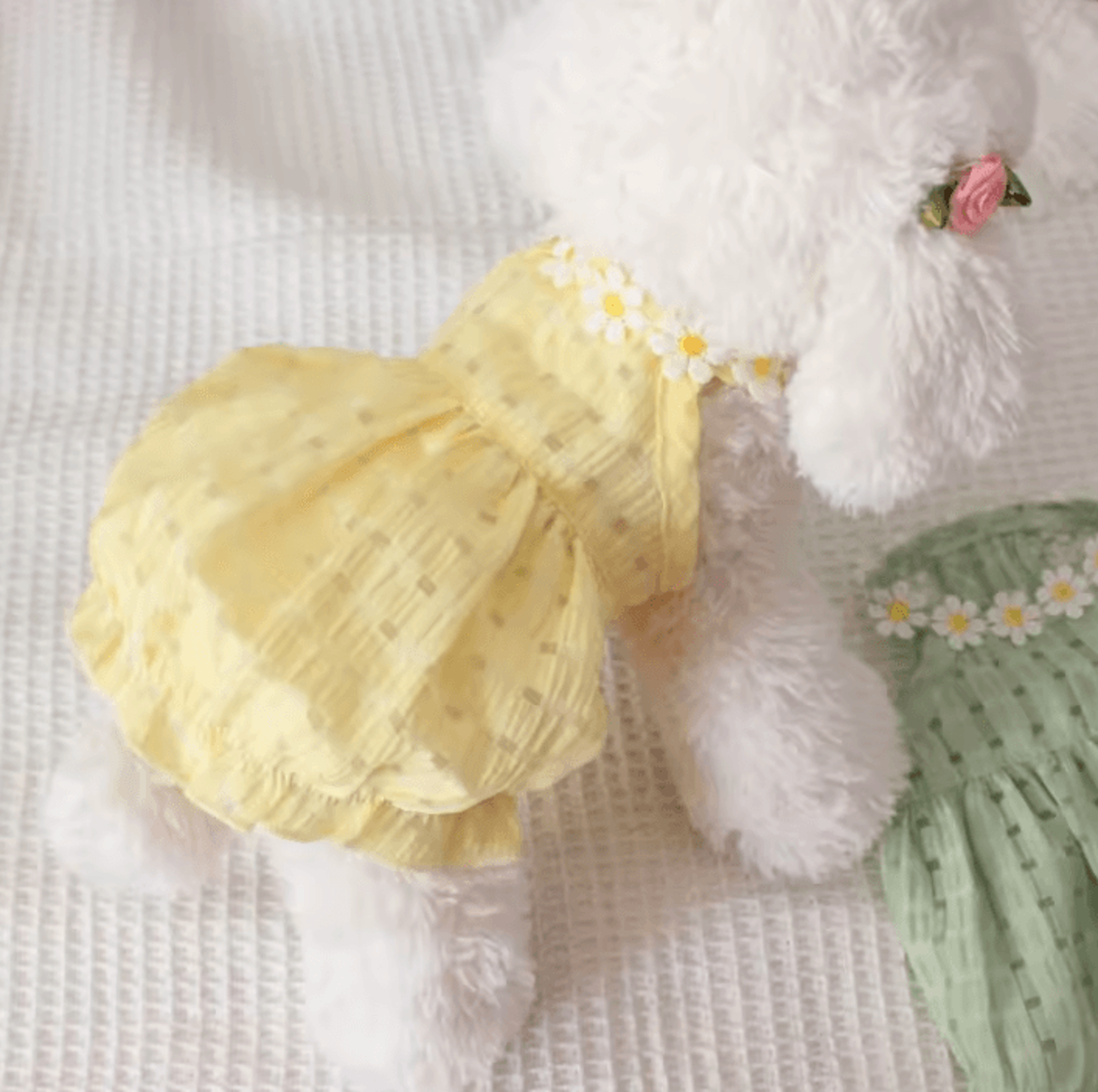 Floral Green Tutu Dress For Small Dogs And Cats 0