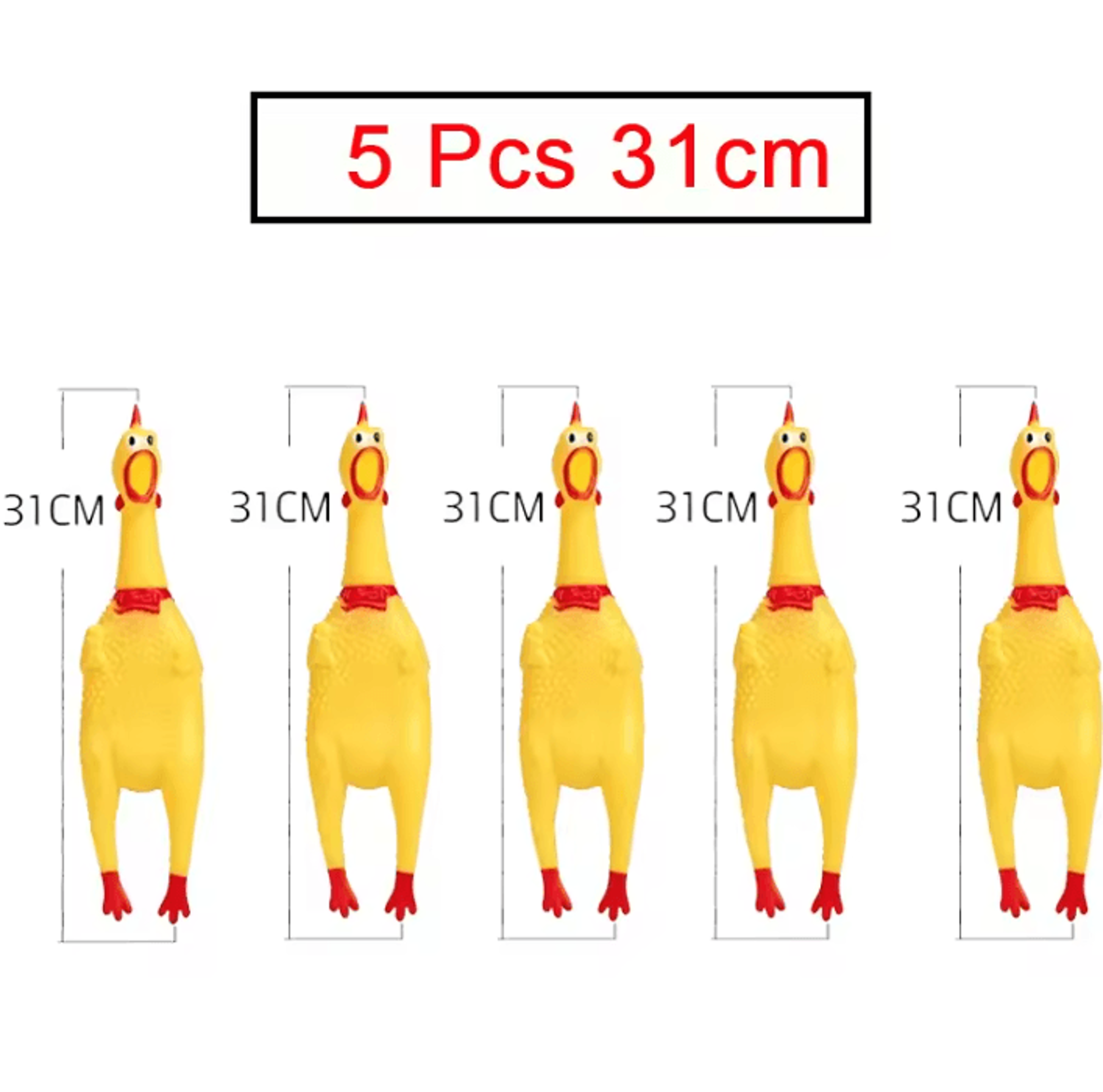 235Pcs Screaming Chicken Squeaky Dog Toy 7