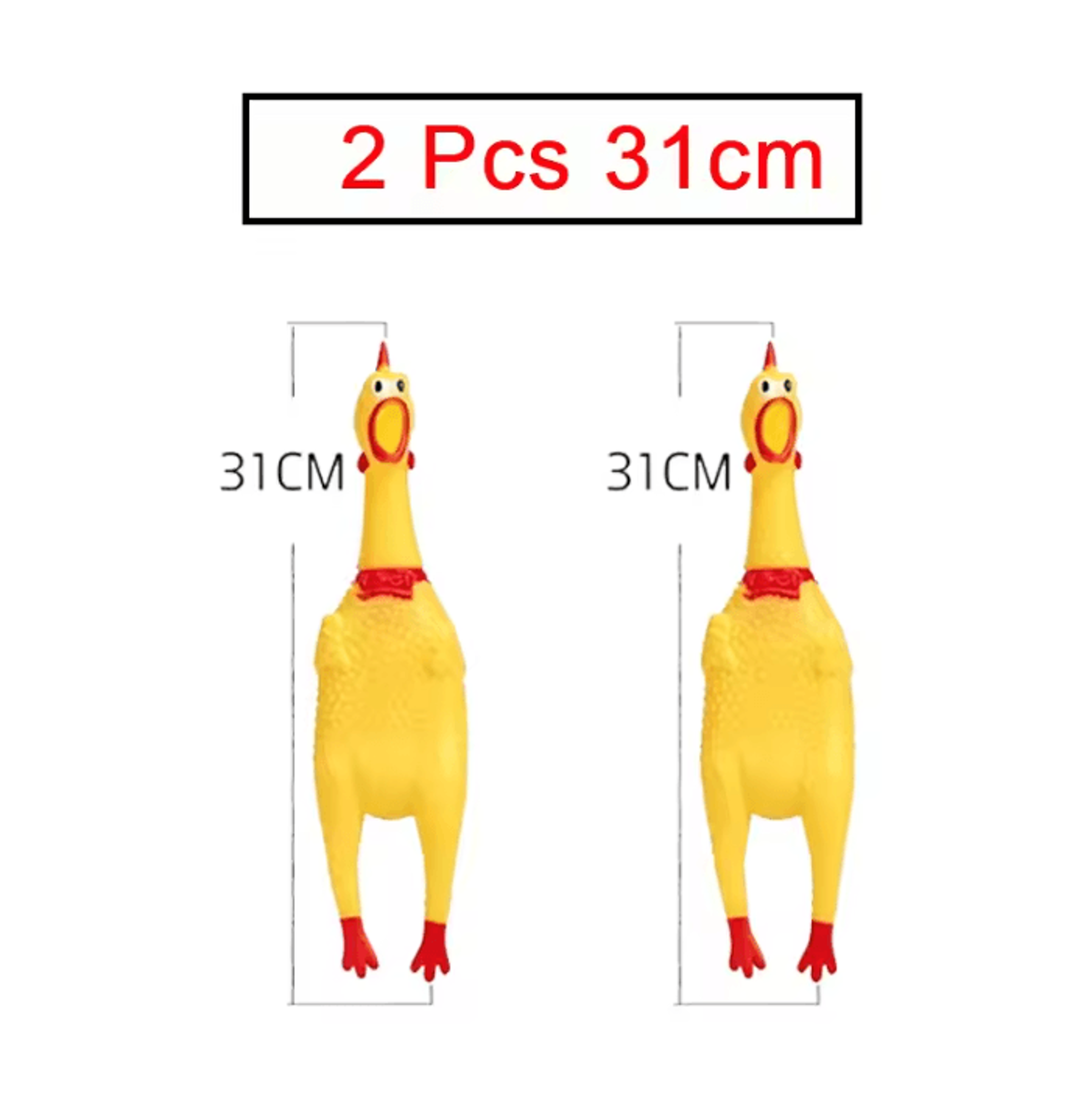 235Pcs Screaming Chicken Squeaky Dog Toy 6