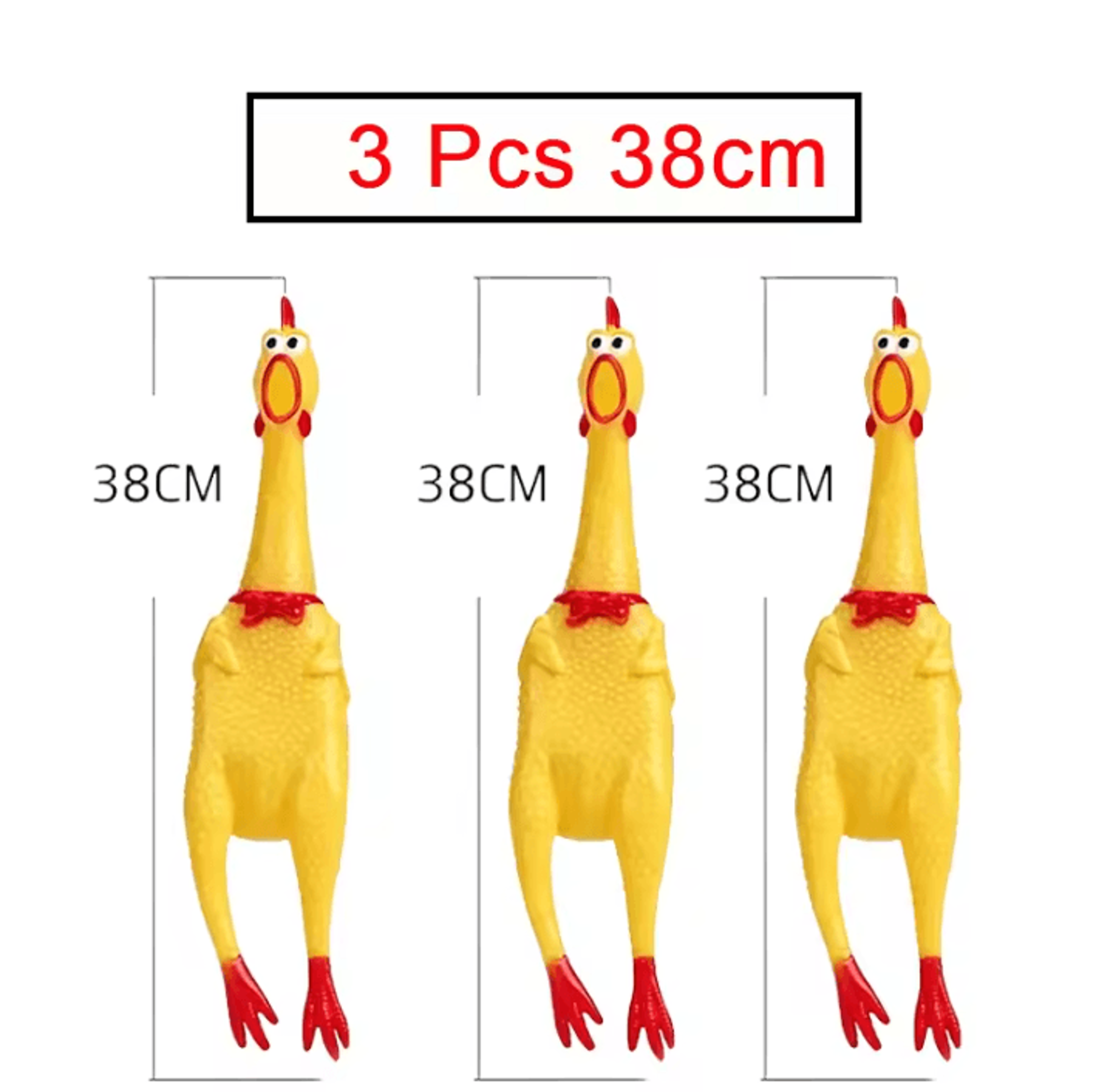 235Pcs Screaming Chicken Squeaky Dog Toy 1