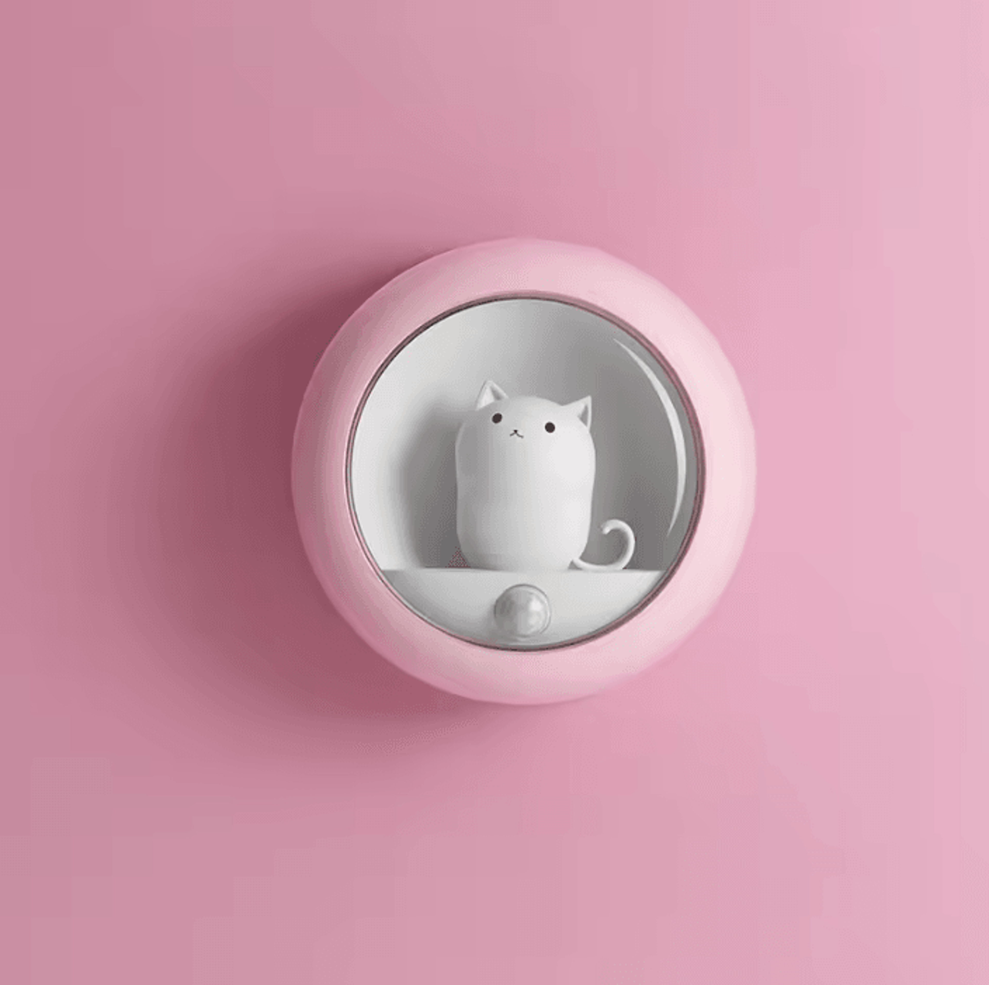 Rechargeable Cat Motion Sensor Night Light With Adjustable Brightness 4