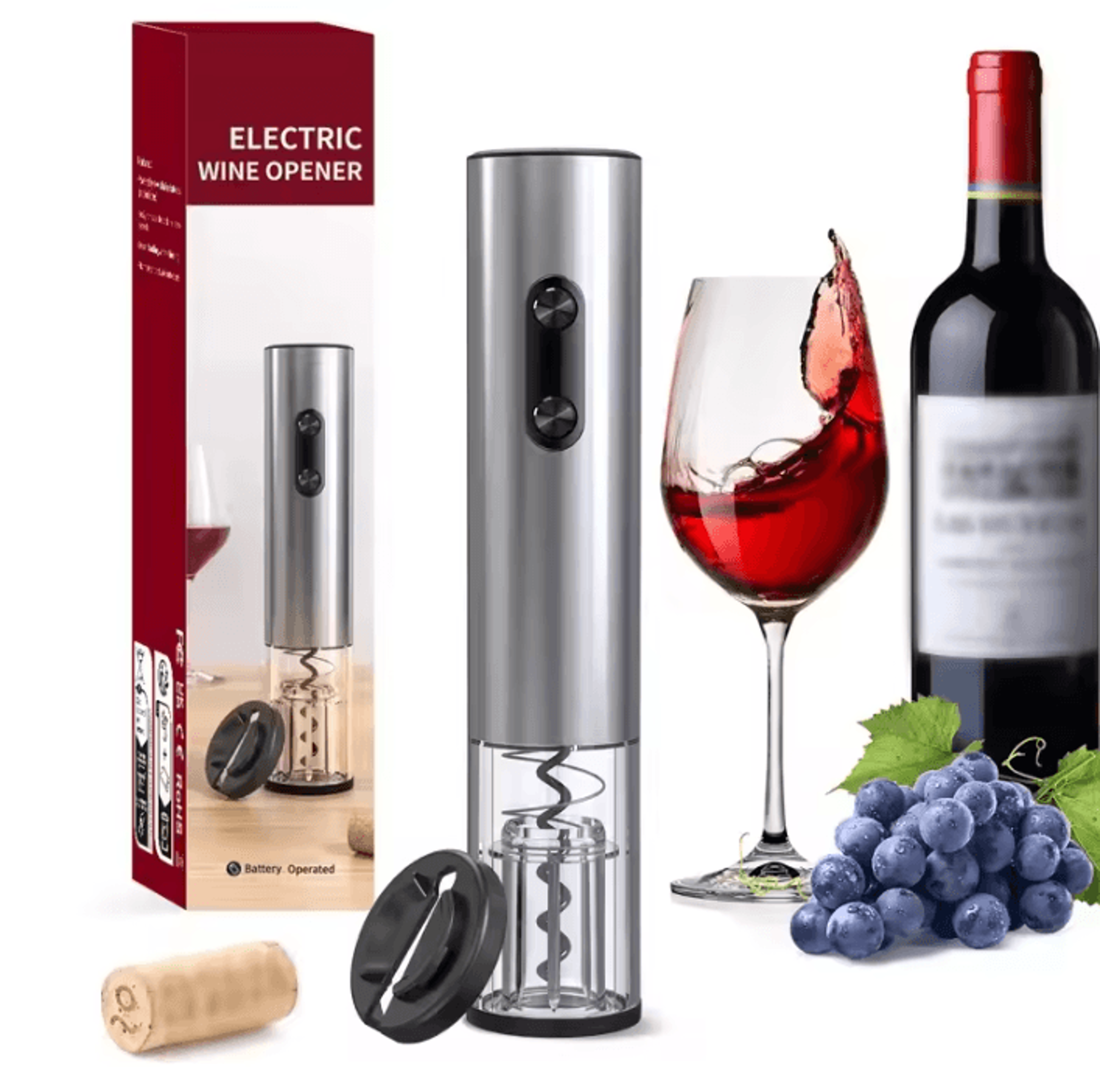 QuickLift Automatic Electric Wine Bottle Opener 0