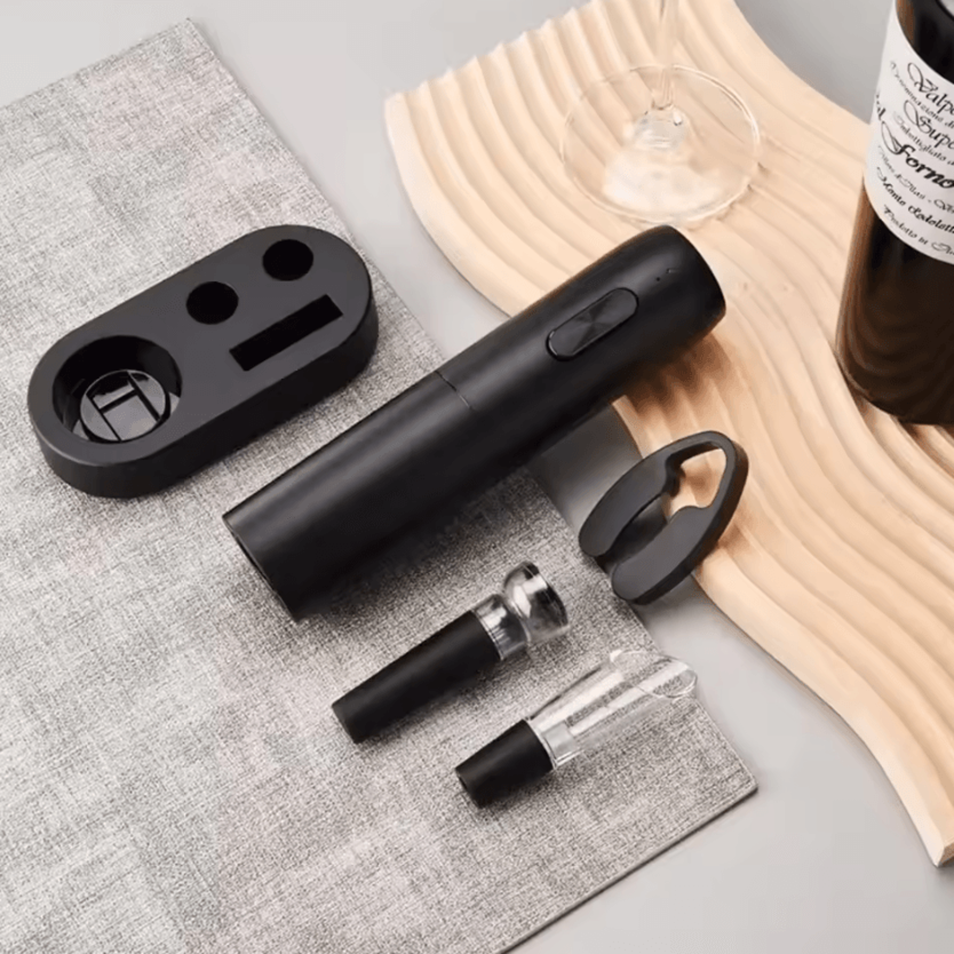 PourPerfect Automatic Electric Wine Opener And Serving Set 2