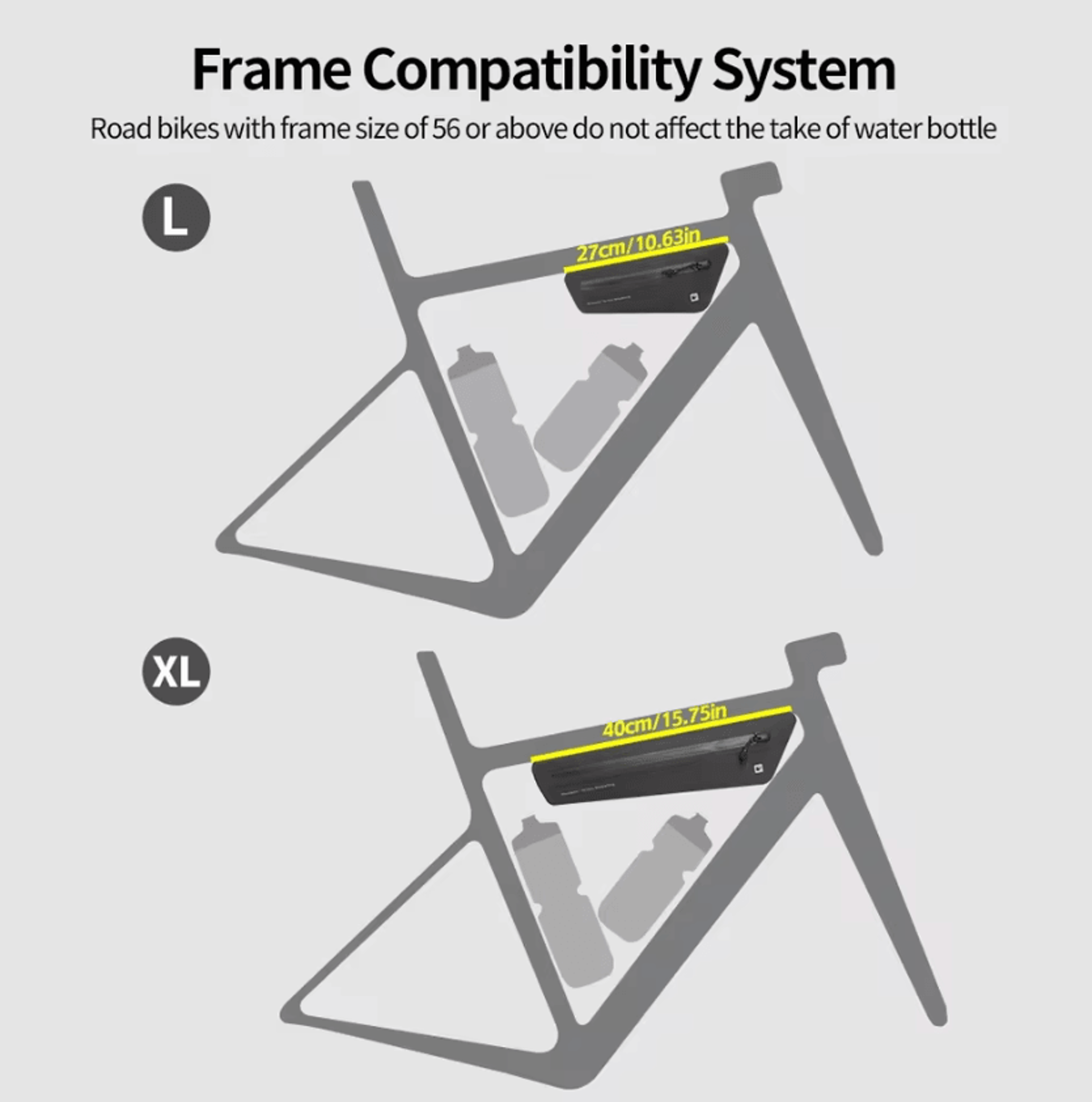 Rhinowalk 13L 19L Waterproof Triangle Bikepacking Frame Bag 3