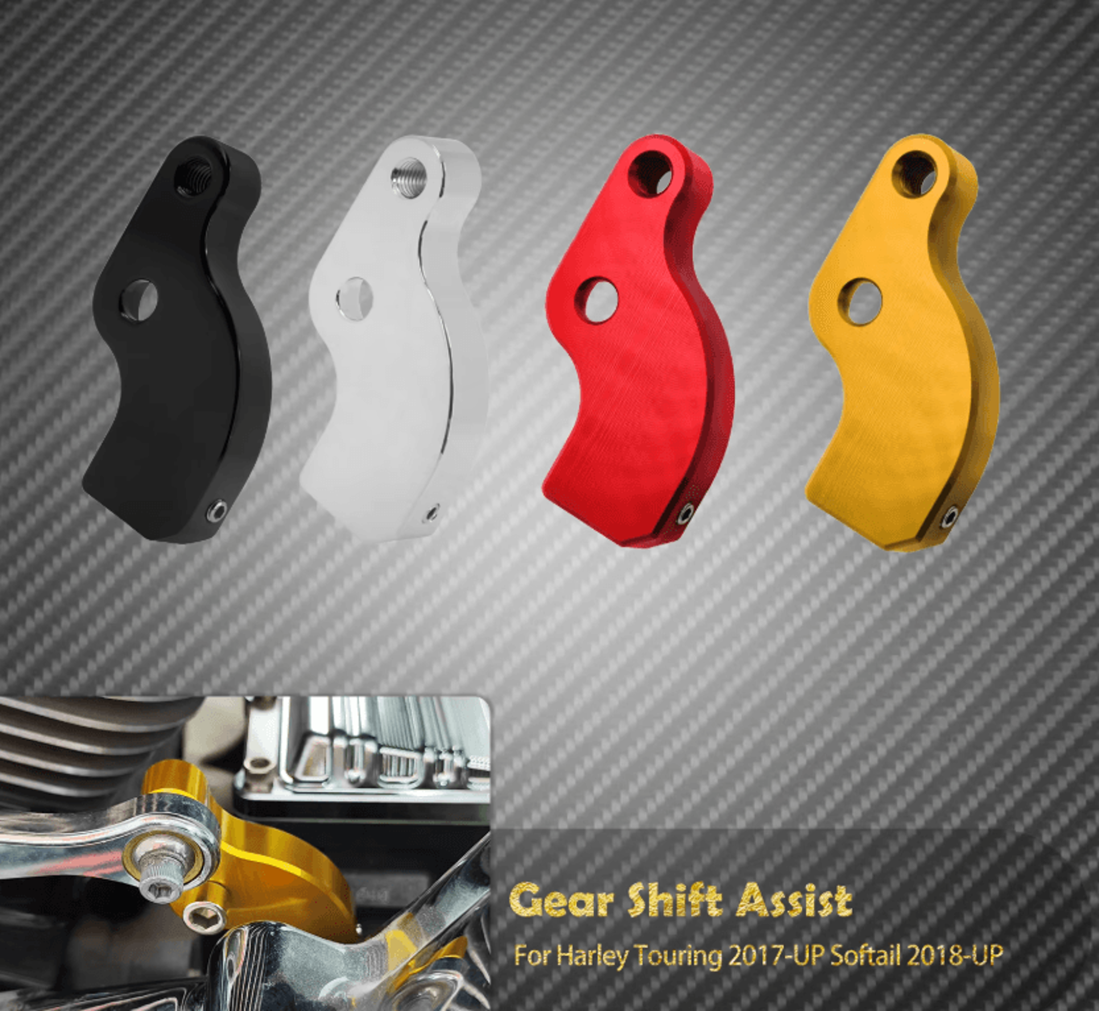Precision Gear Shift Support Booster For Harley M8 Touring And Softail 0