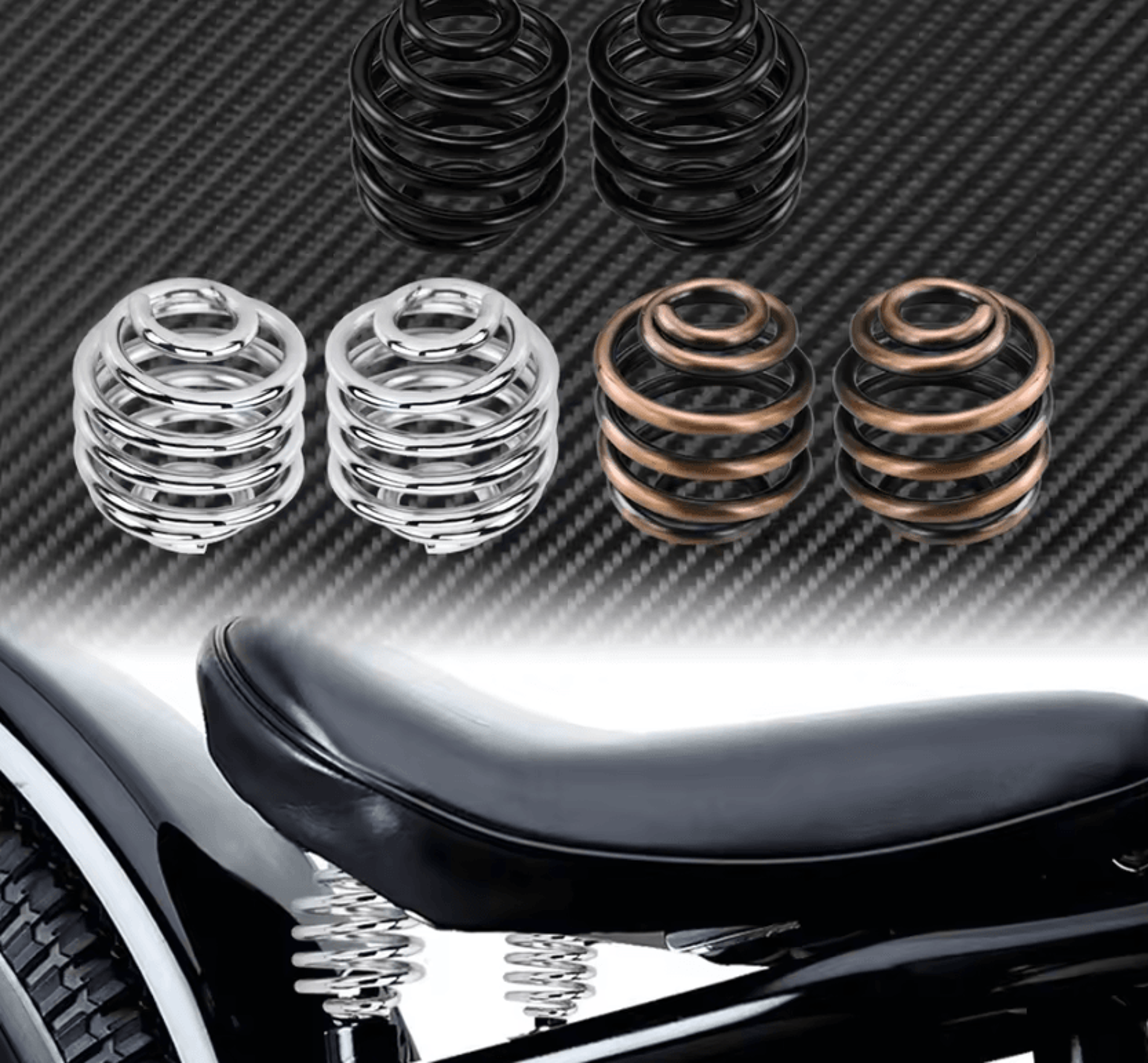 Classic Bobber Solo Seat Spring Mount Kit For Harley Sportster Dyna 0