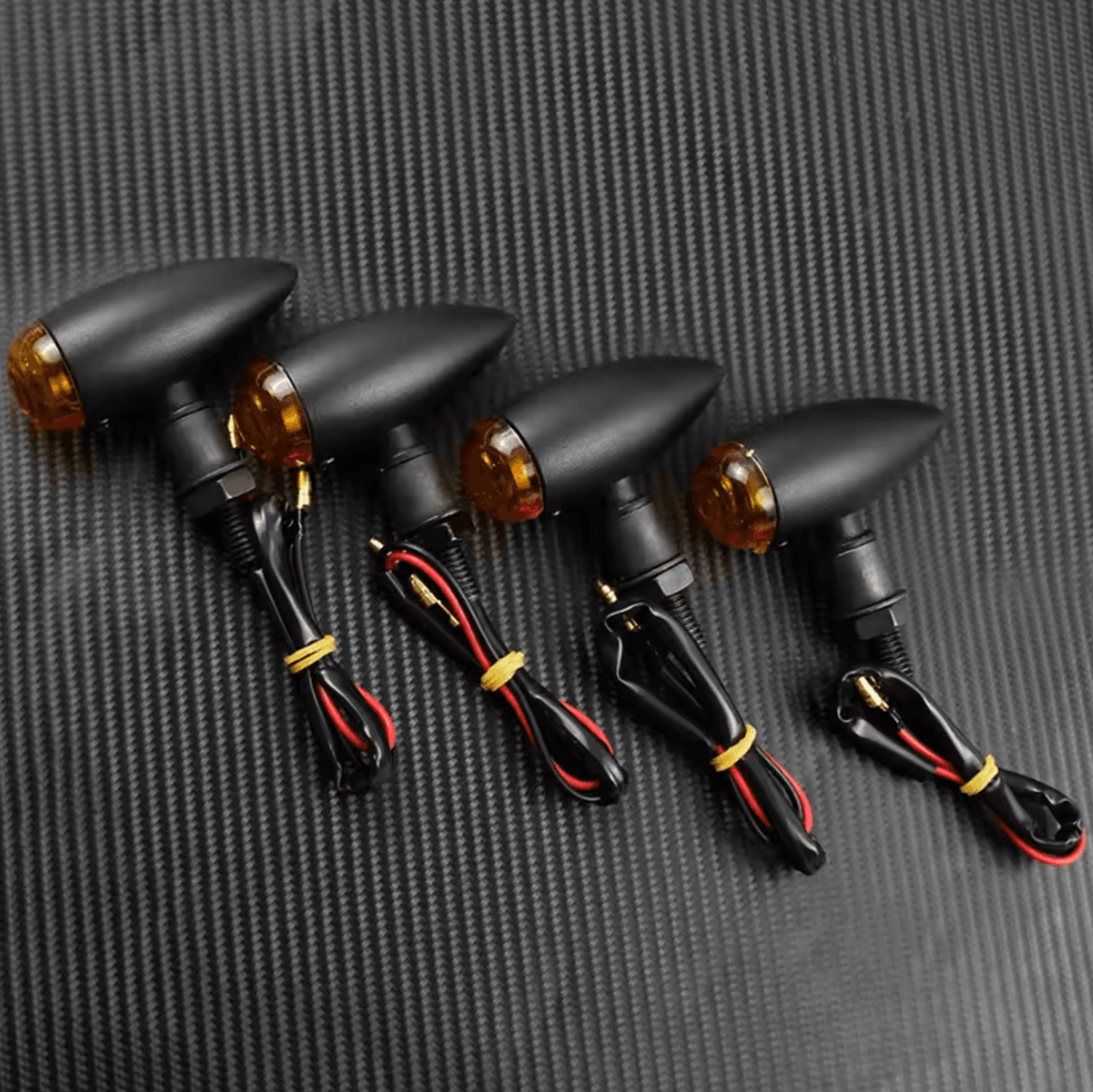 Classic Bullet Turn Signal Lights For Harley Sportster And Custom Cruisers 3