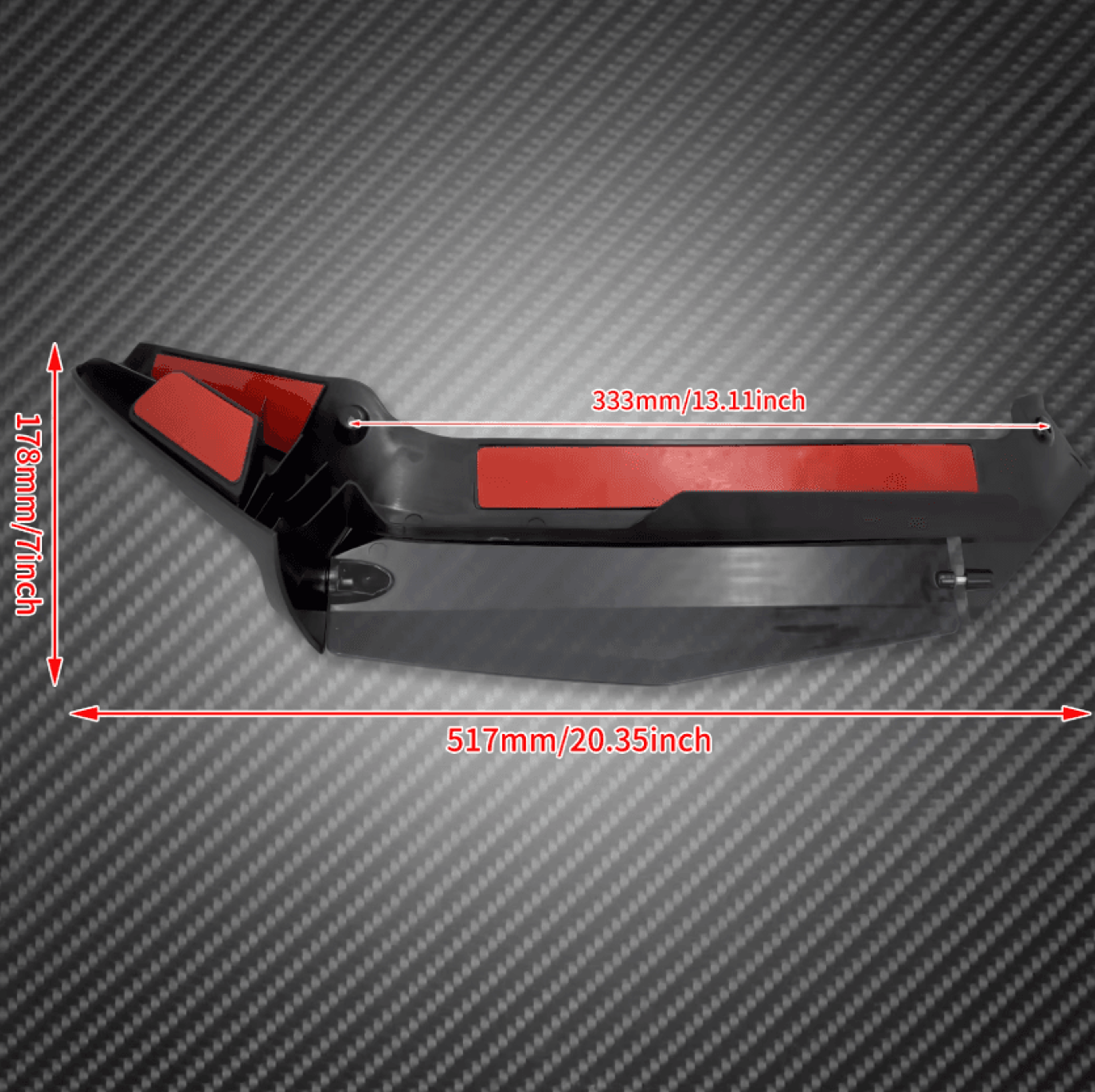 Adjustable Side Wing Air Deflectors For Honda Gold Wing GL1800 20182023 5