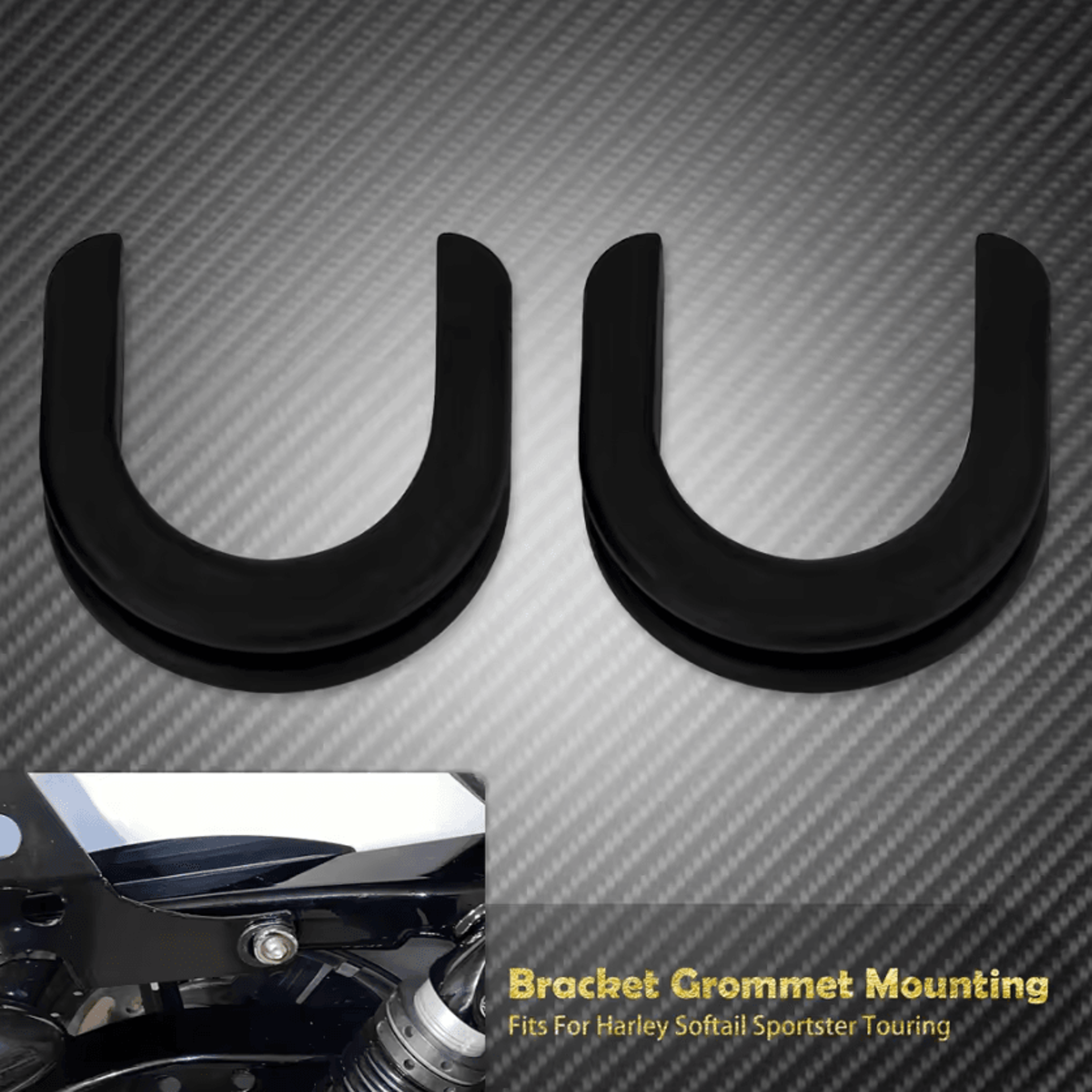 Anti Rattle Docking Point Bushings For Harley Detachable Sissy Bars And Racks 5
