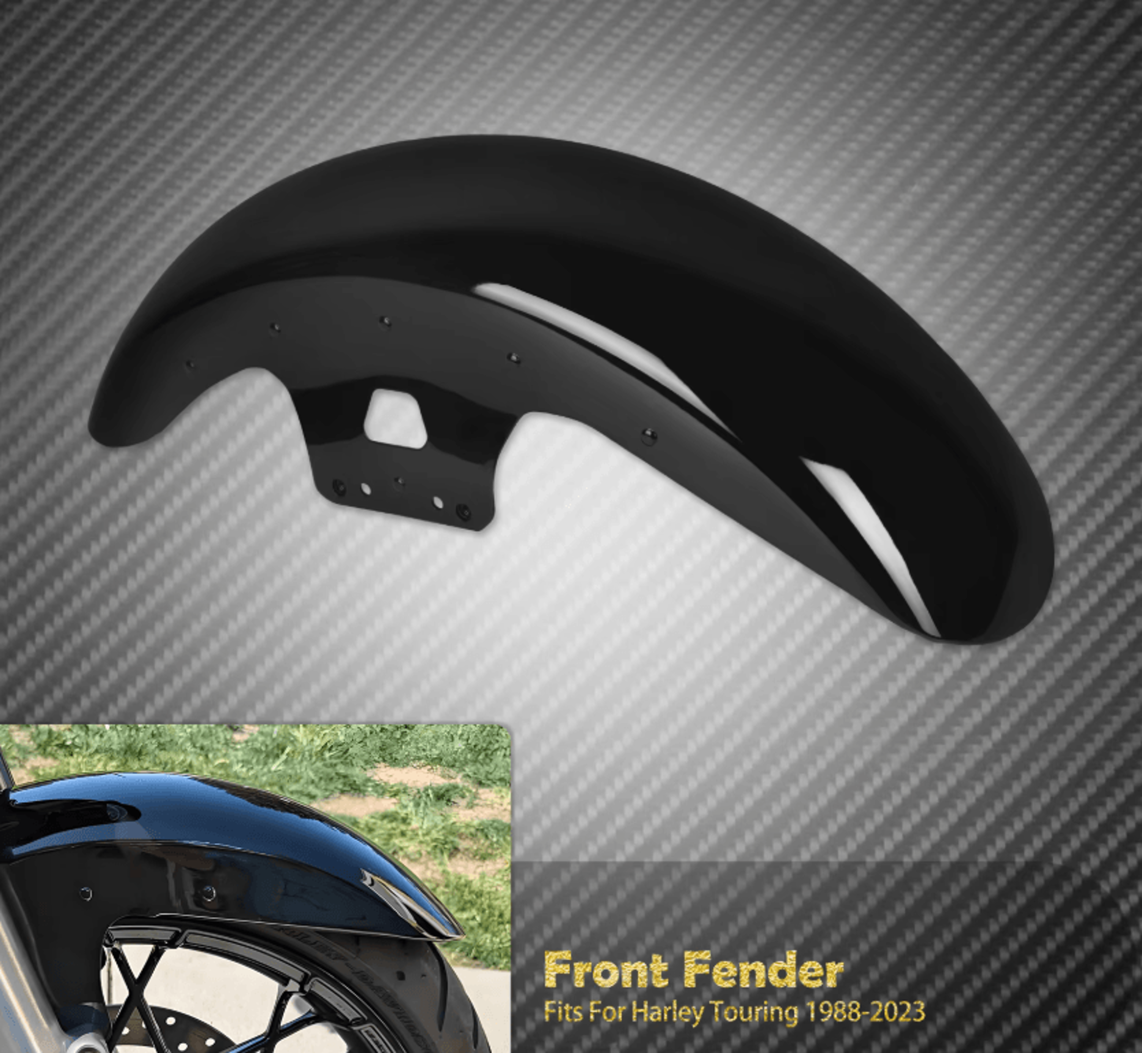 Custom 19 Inch Wheel Wrap Fender For Harley Touring 20142023 0