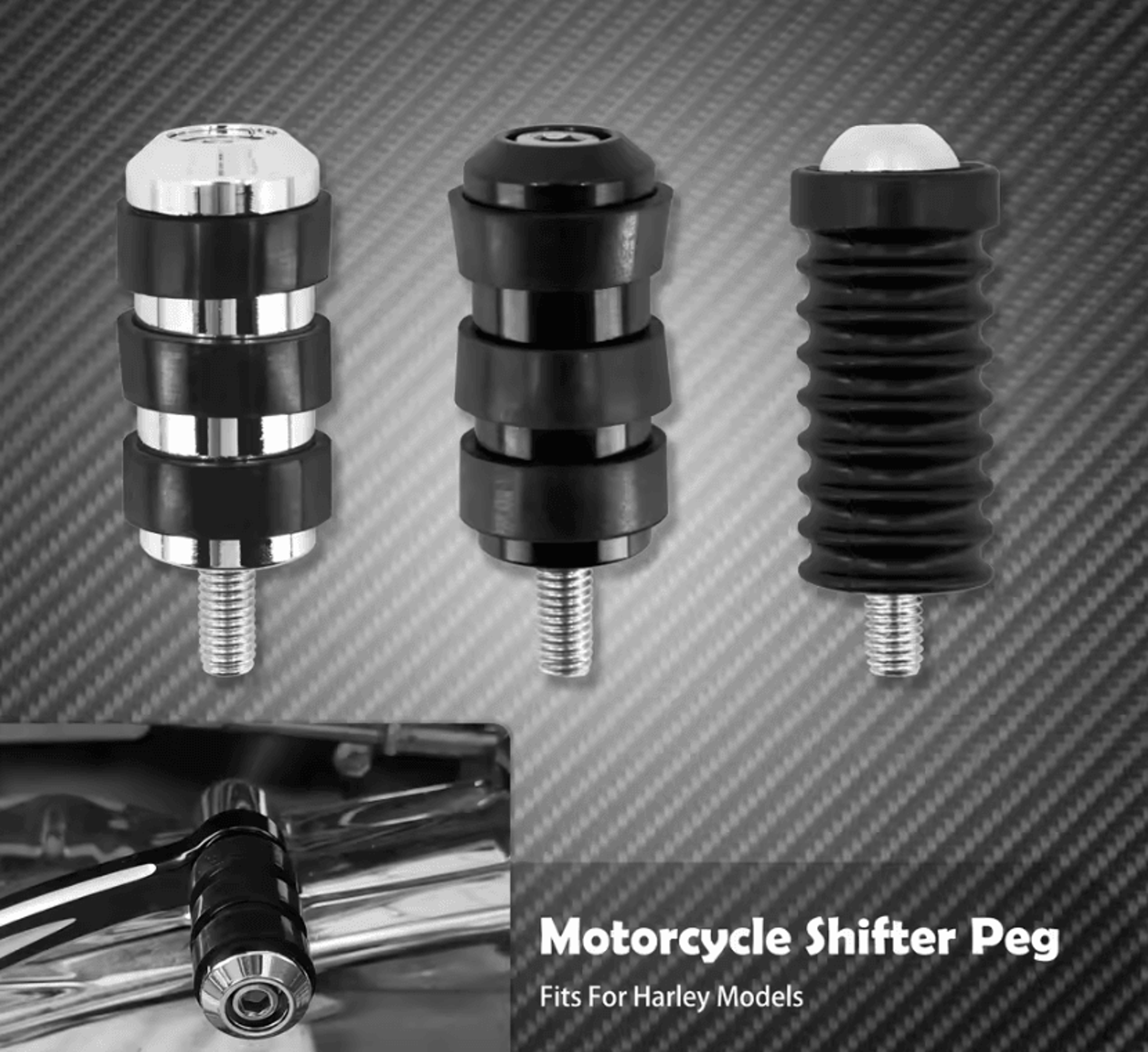 Folding Gear Shift Peg For Harley Softail Touring Dyna Sportster 0