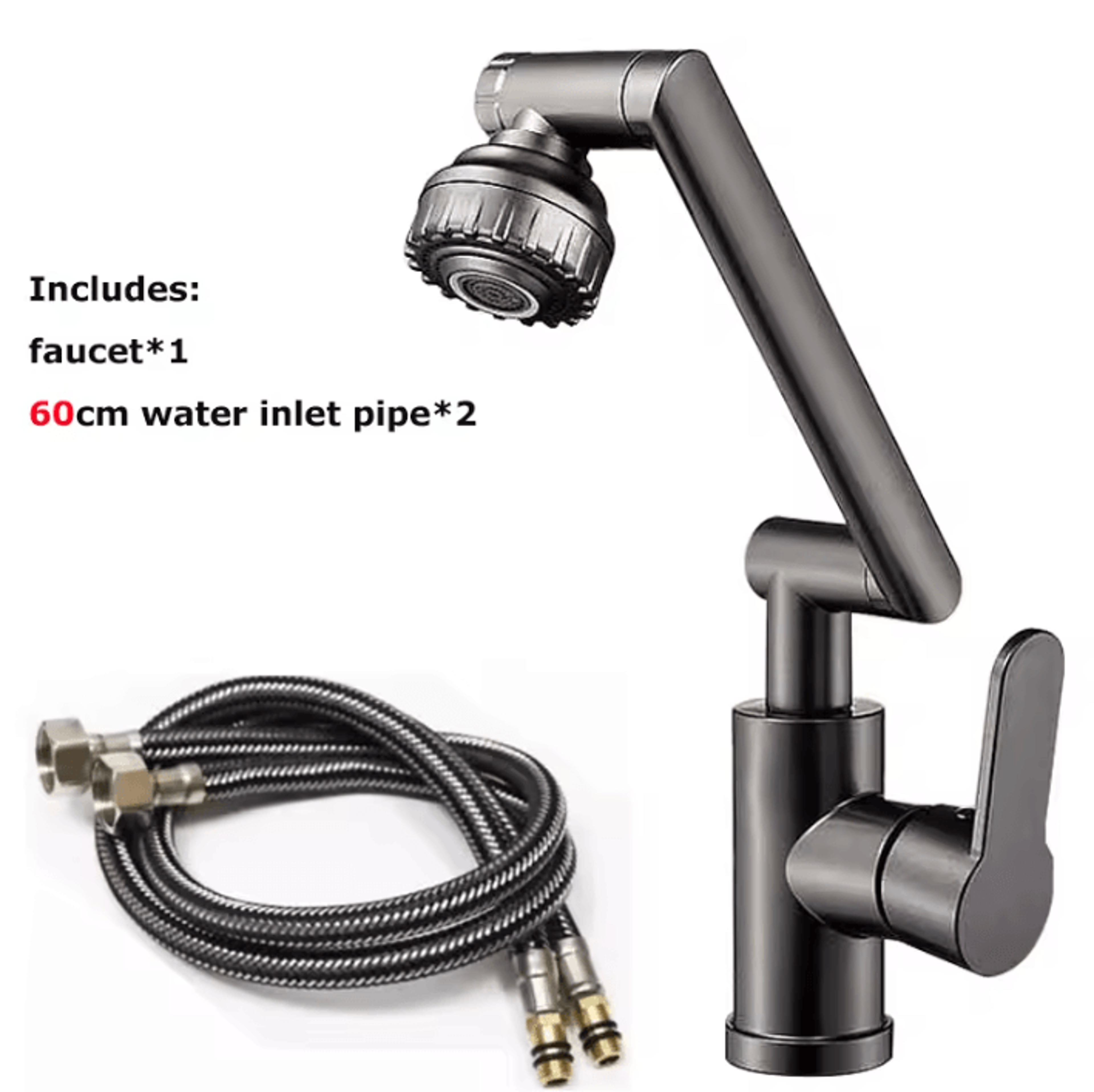 FlexArm Dual Mode Rotating Robotic Faucet For Kitchen And Bathroom 5
