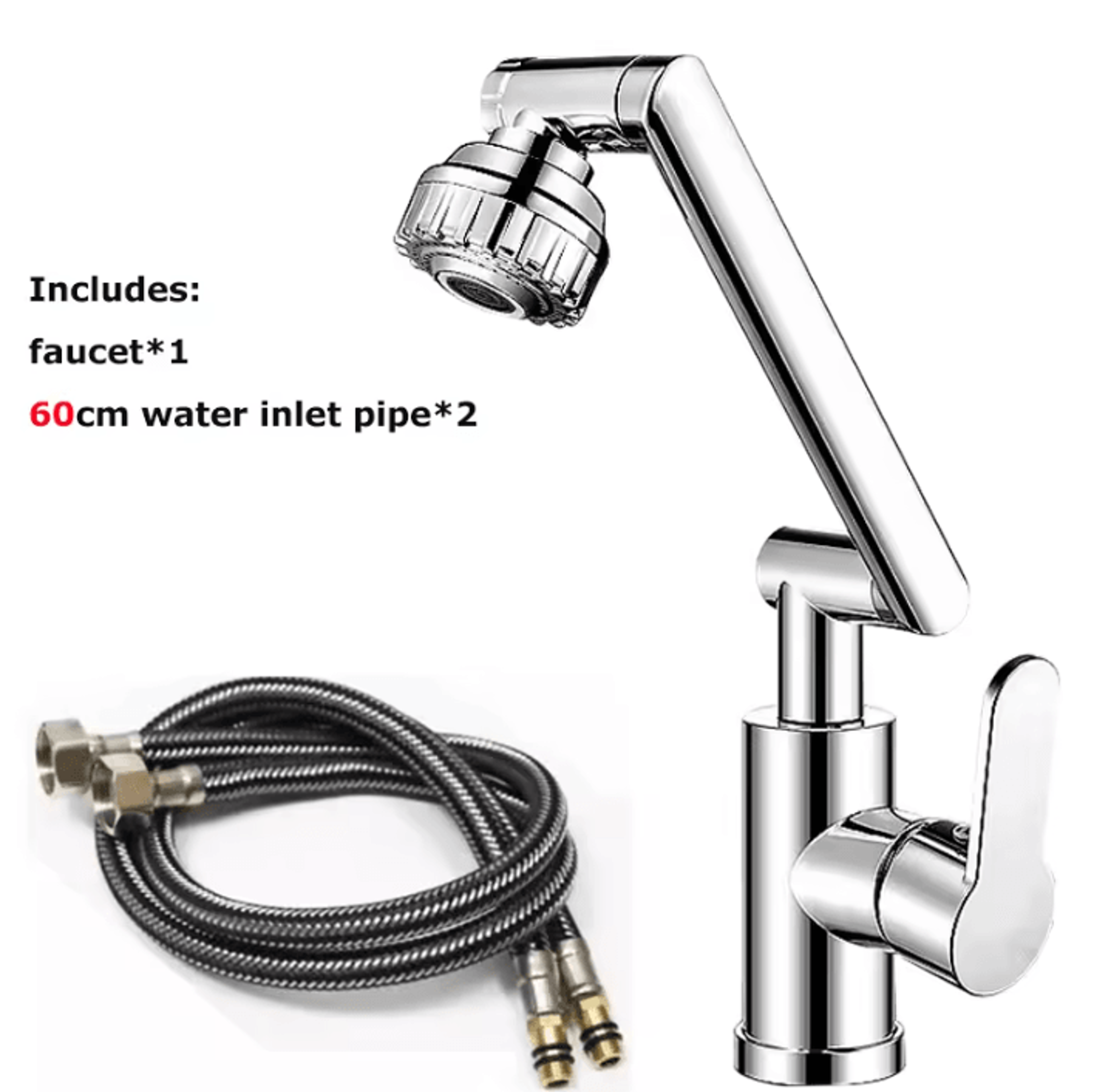 FlexArm Dual Mode Rotating Robotic Faucet For Kitchen And Bathroom 8