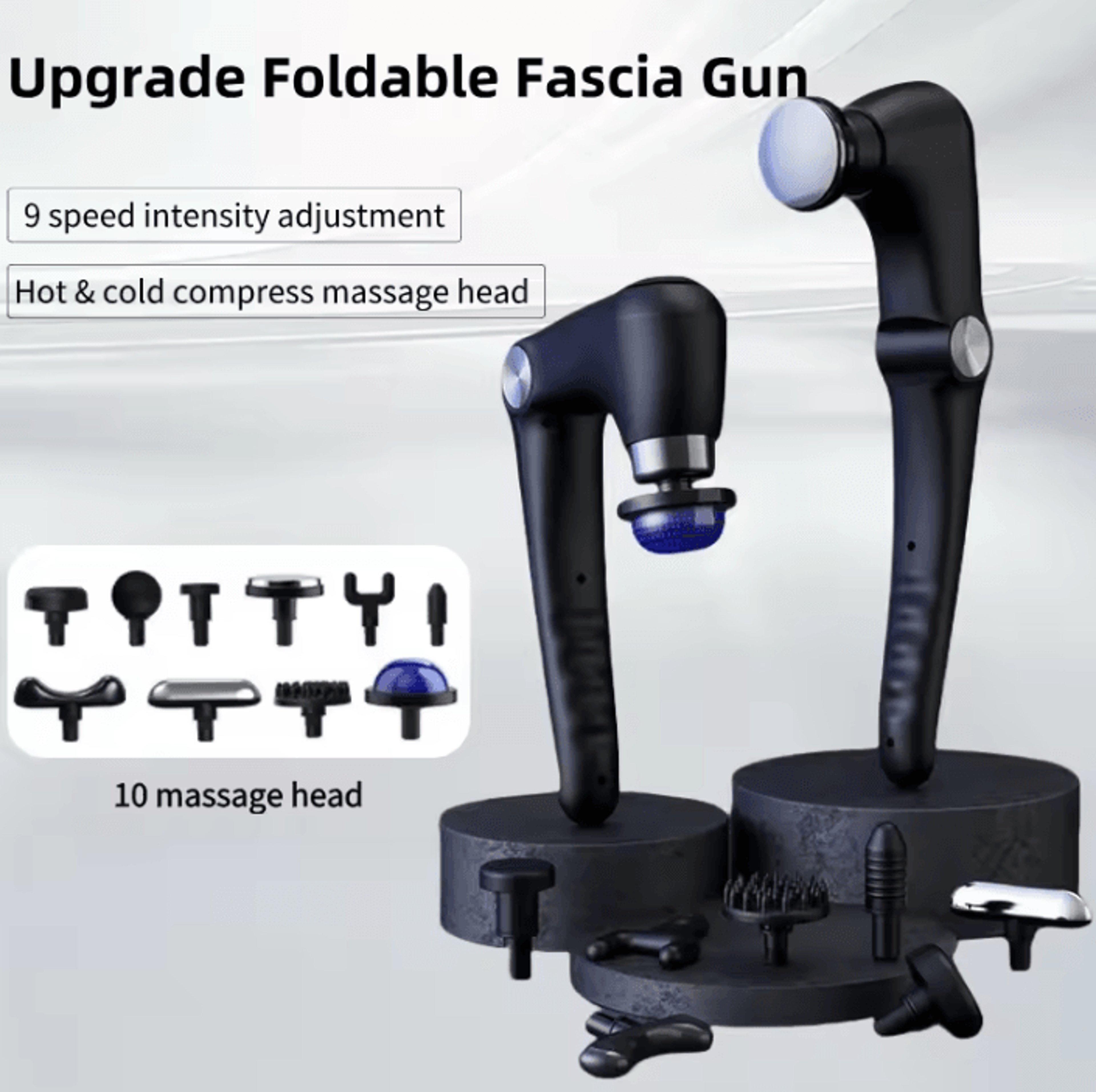 FlexThera Foldable Hot And Cold Deep Tissue Massage Gun 0