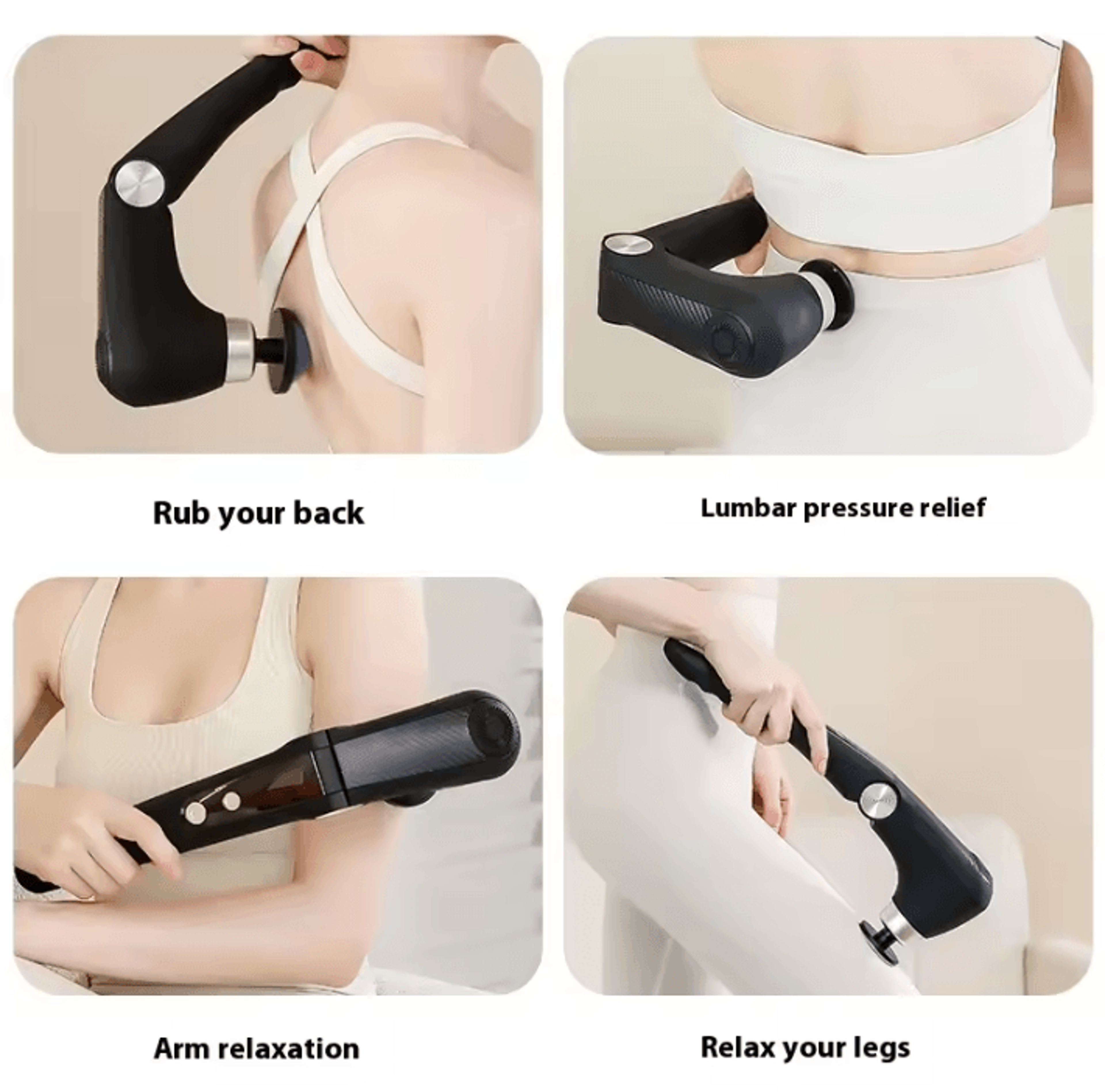 FlexThera Foldable Hot And Cold Deep Tissue Massage Gun 3