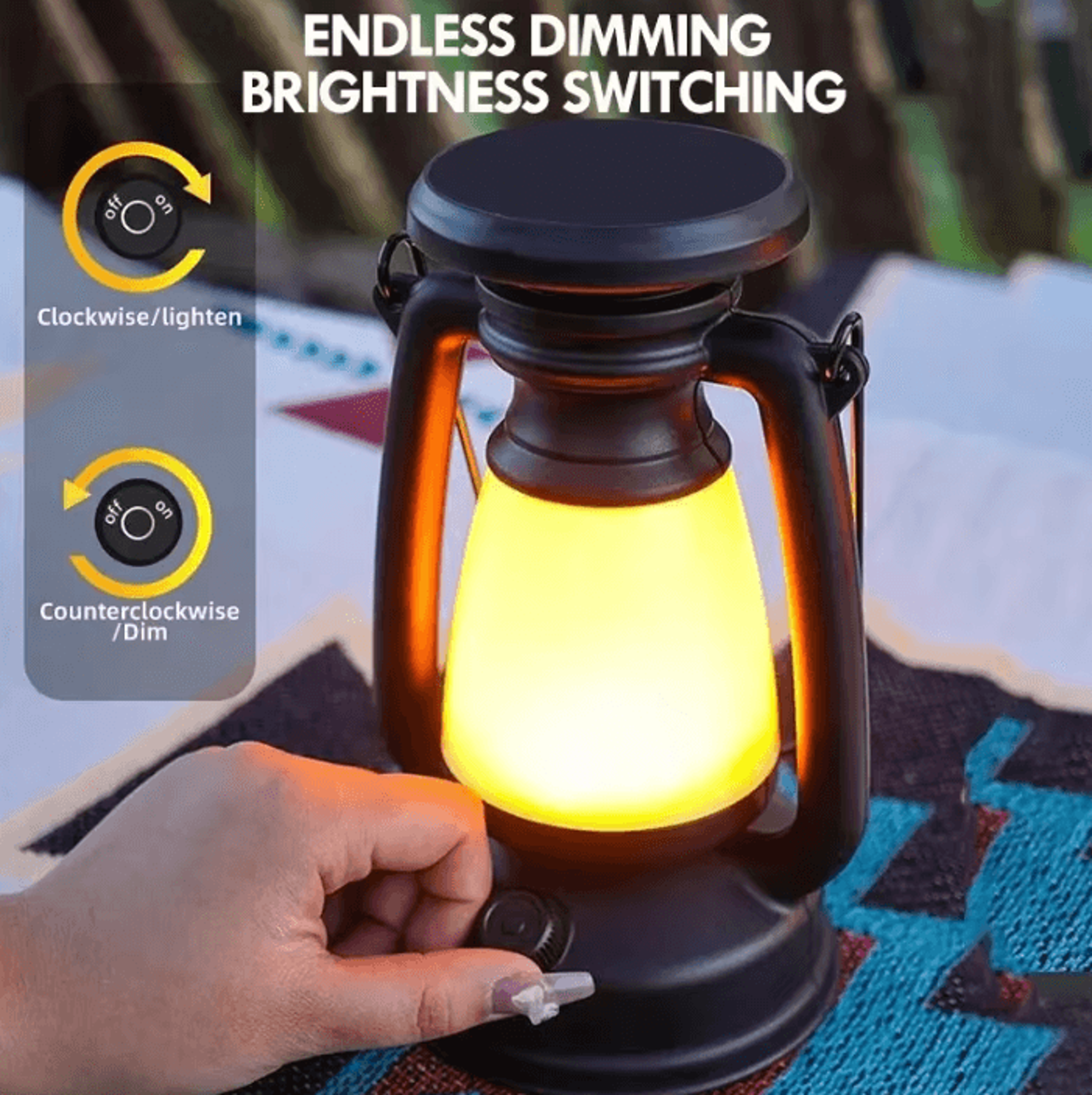 Equestrian Glow Rechargeable Retro Horse LED Table Lantern 4