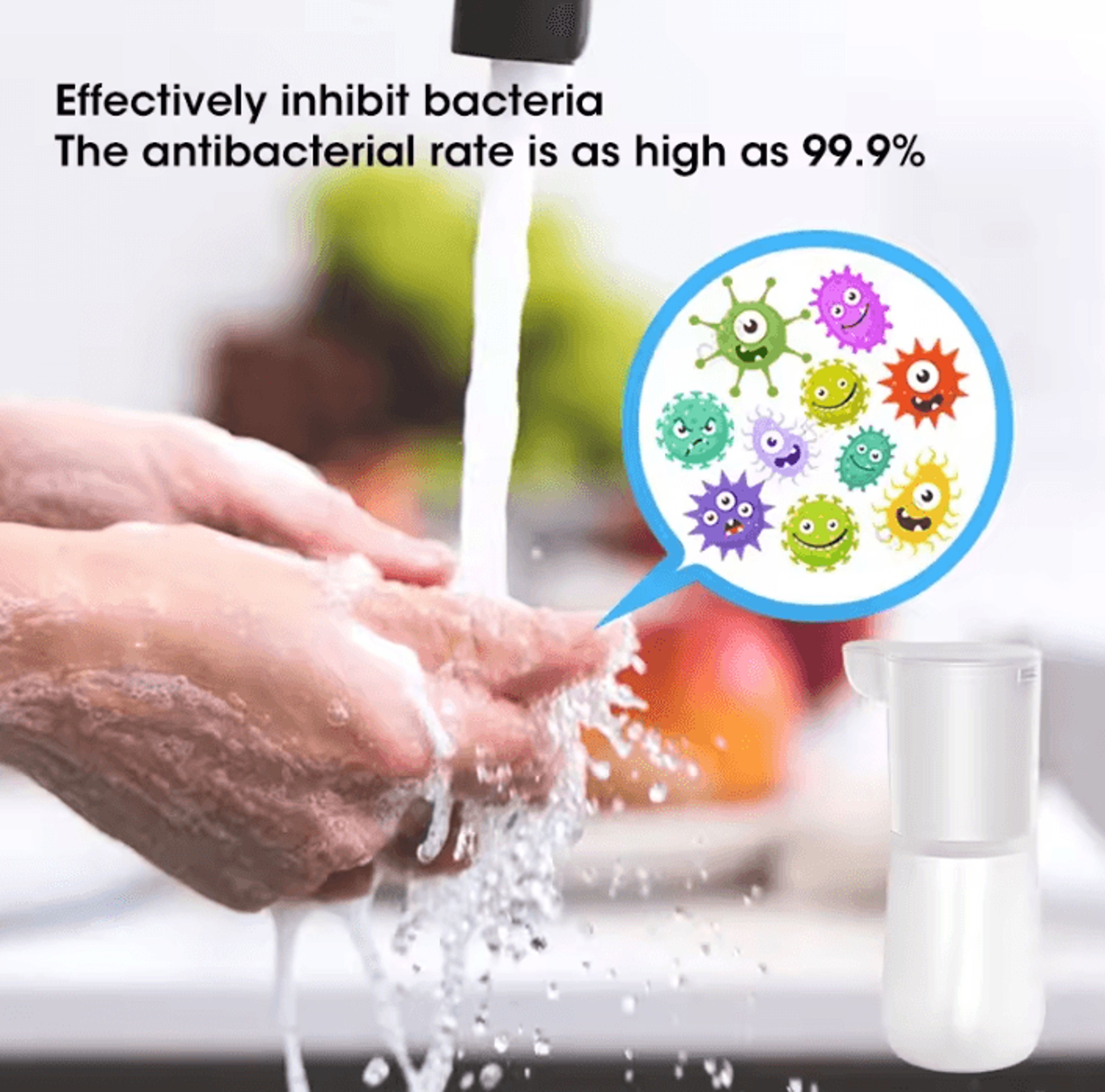 PureFoam 350ML Rechargeable Automatic Soap Dispenser 5