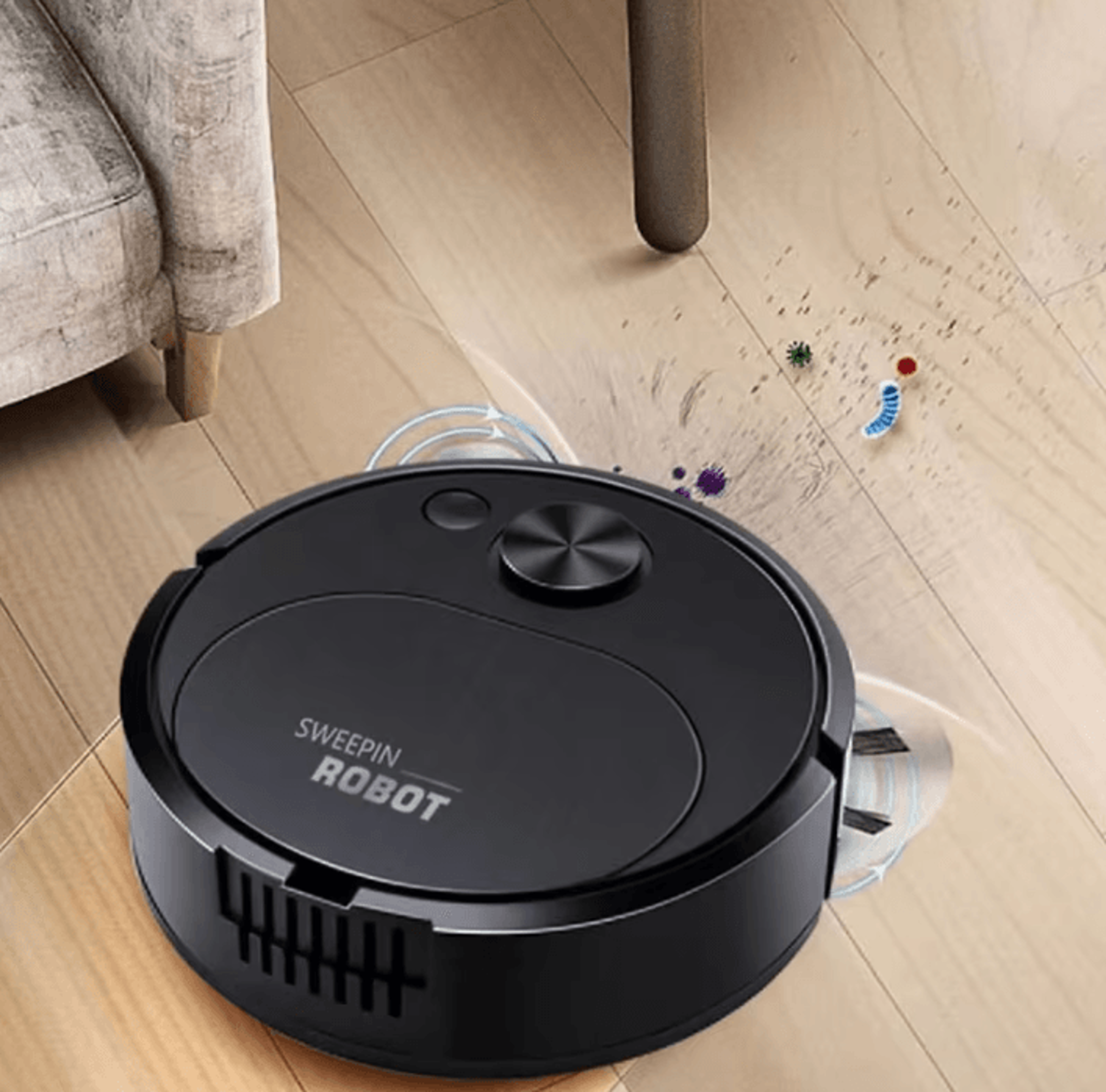 SweepMate 3in1 USB Smart Robot Vacuum And Mop 1