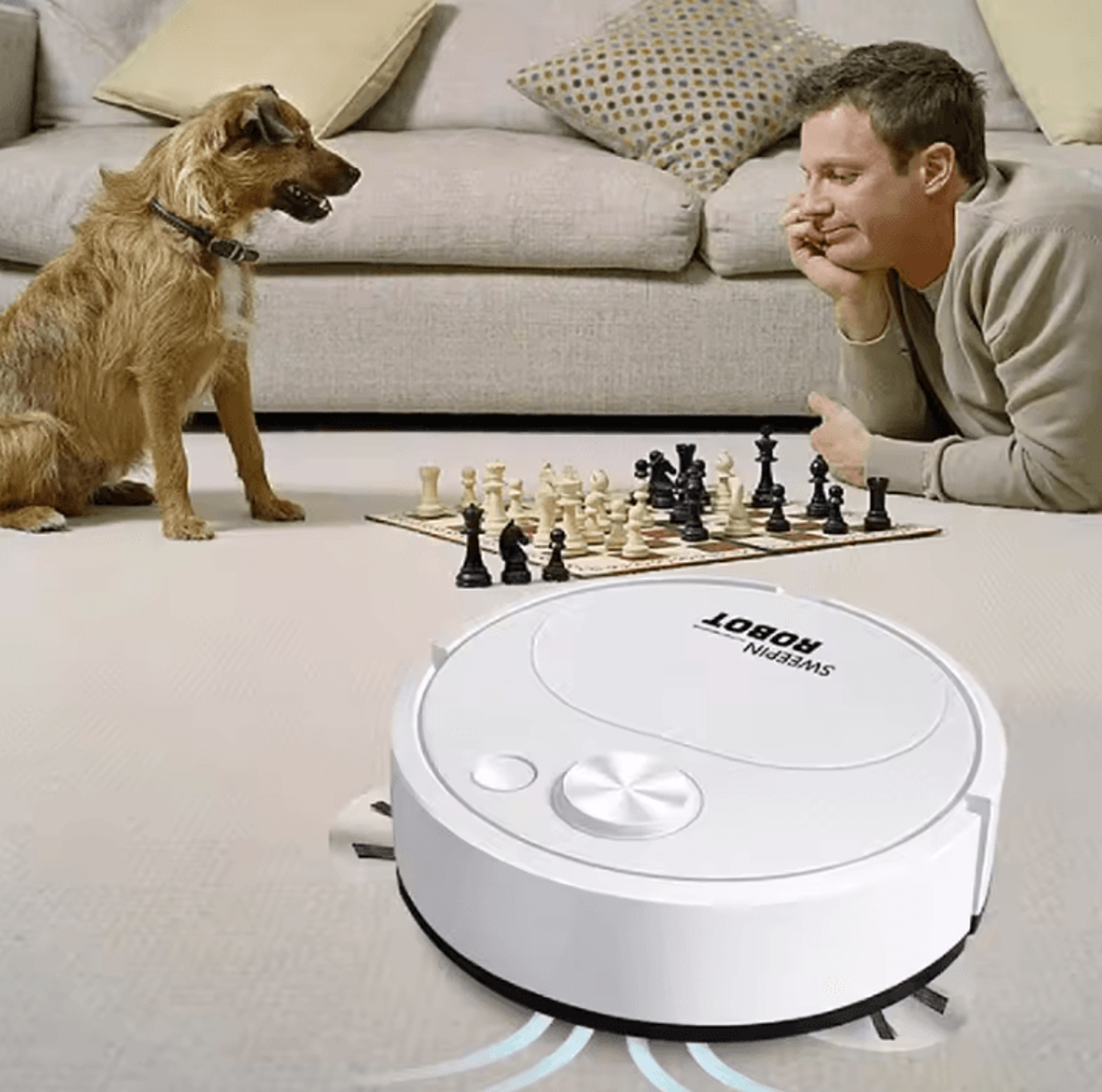 SweepMate 3in1 USB Smart Robot Vacuum And Mop 2