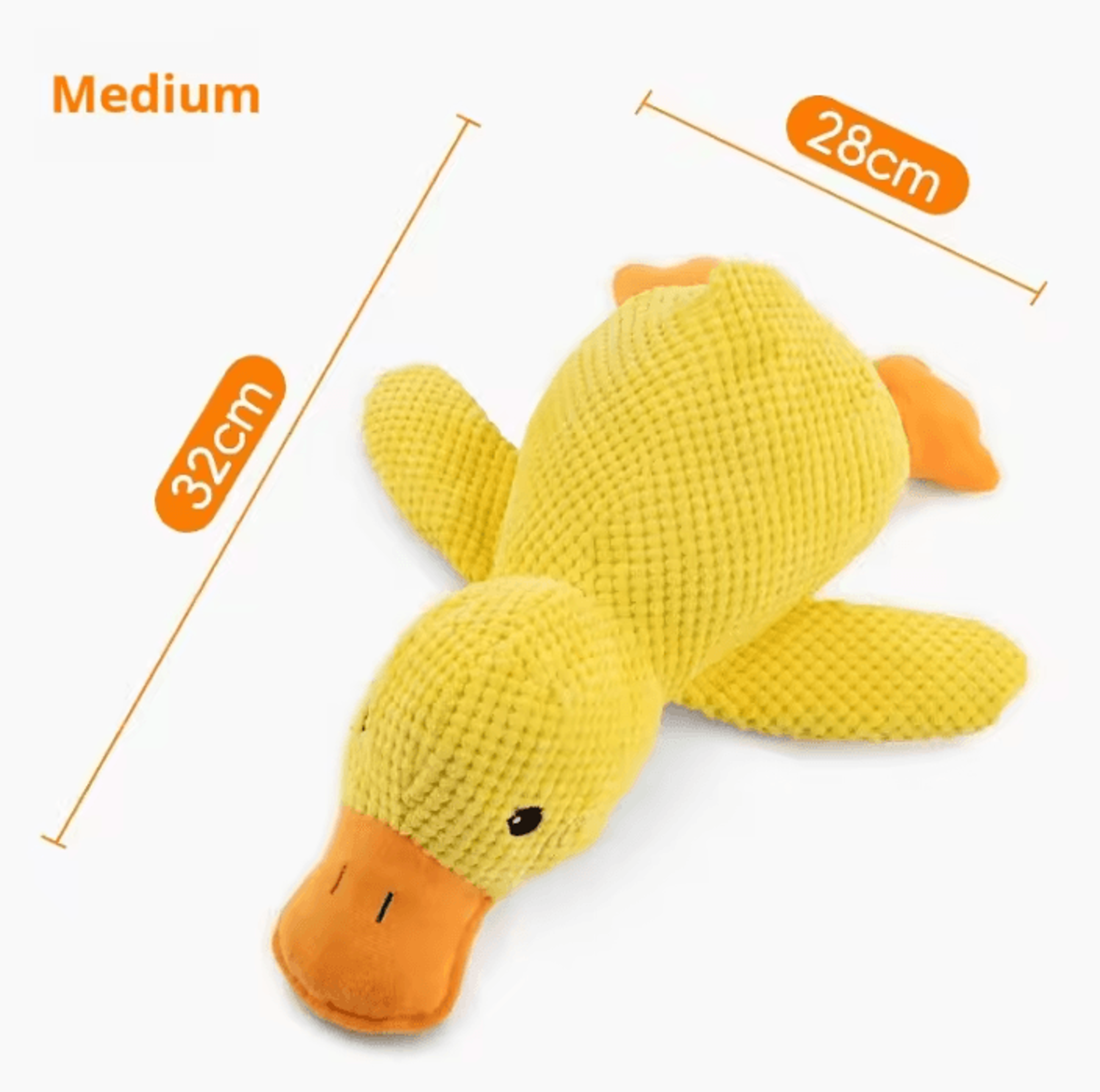 QuackBuddy Plush Squeaky Duck Dog Toy 5