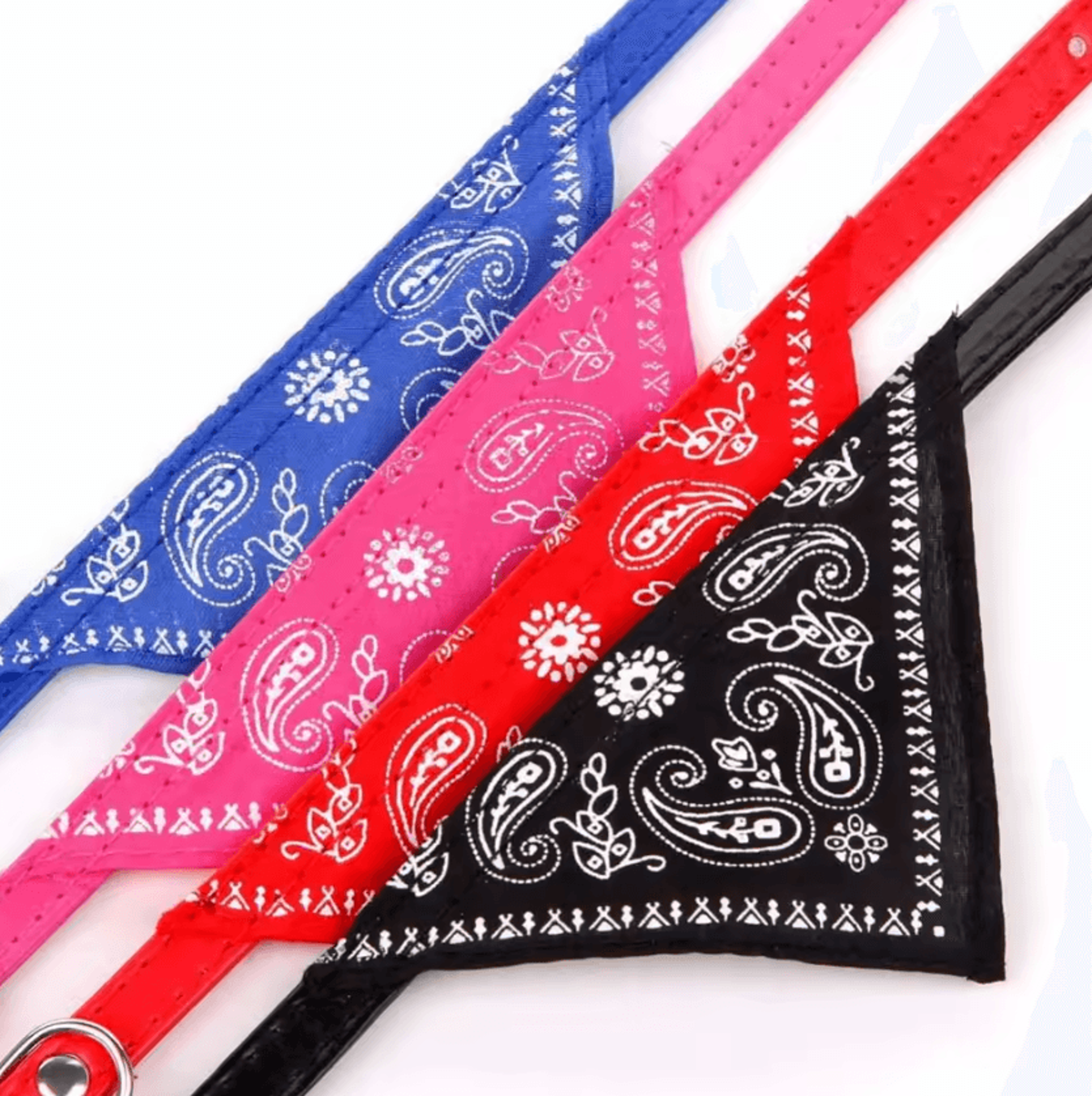 PawCharm Adjustable Printed Bandana Collar For Cats And Small Dogs 2