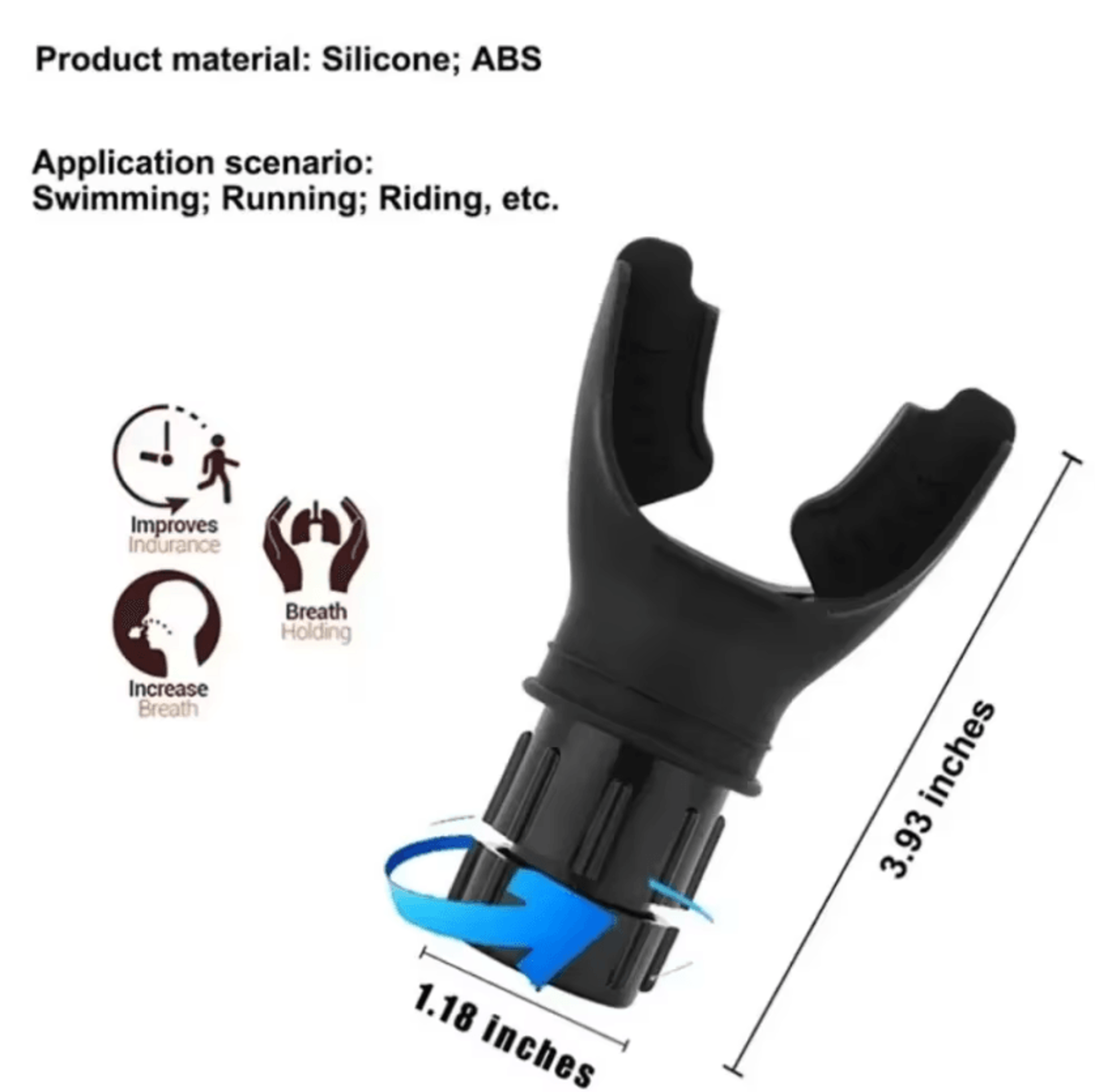 BreathCore Adjustable Respiratory Muscle Training Device 4