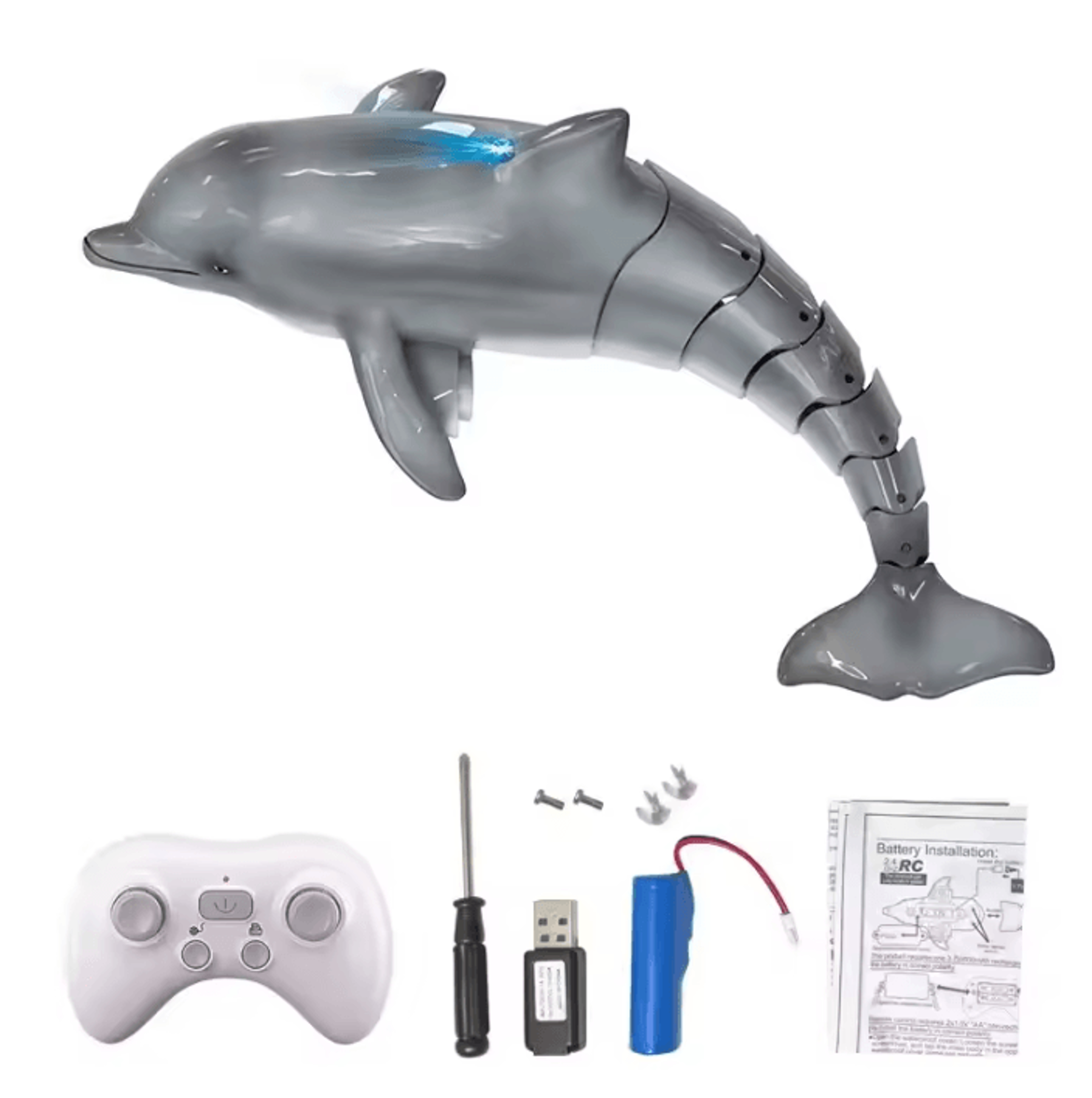AquaDash 24G Remote Control Dolphin Water Toy 5