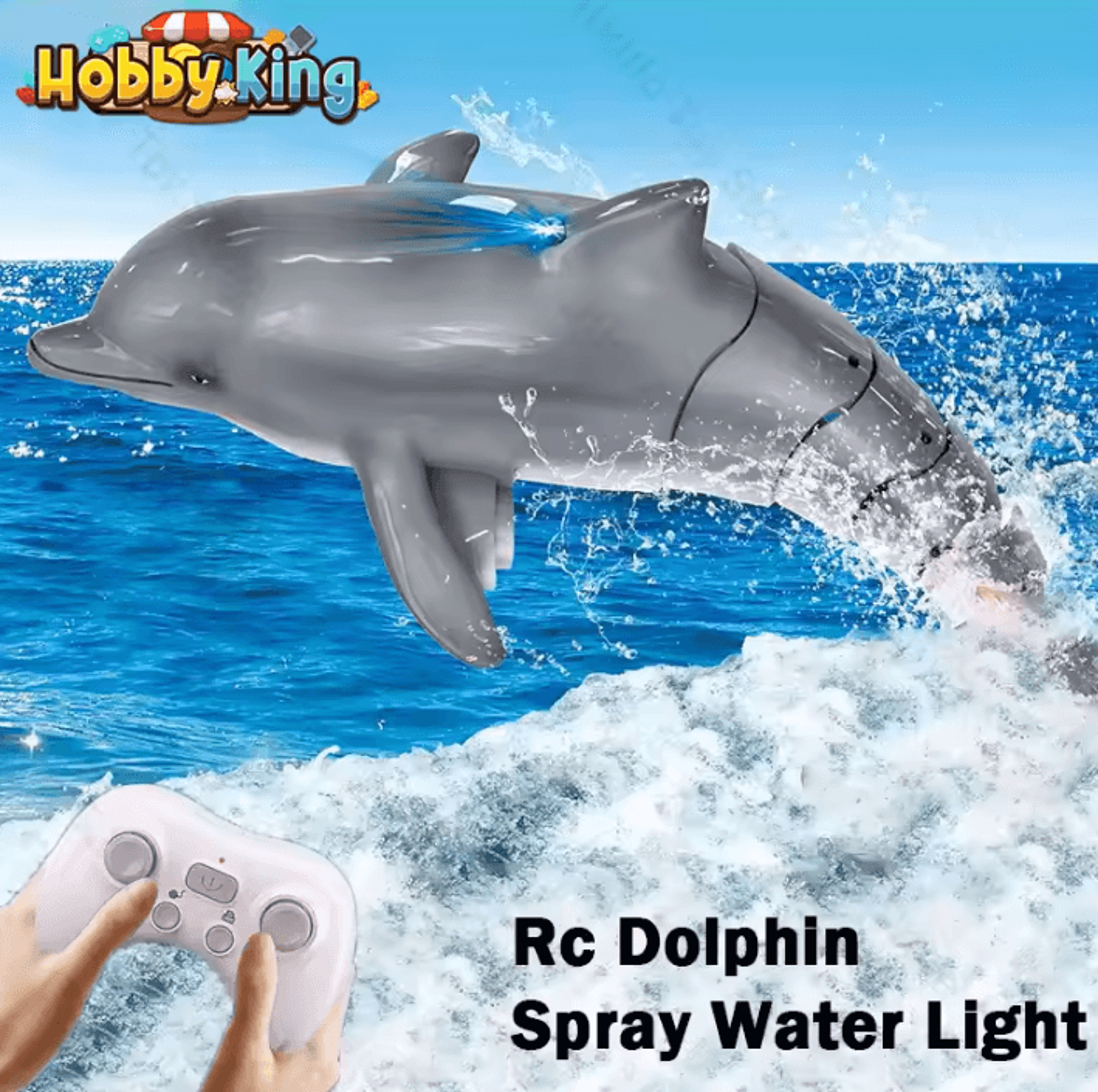 AquaDash 24G Remote Control Dolphin Water Toy 1