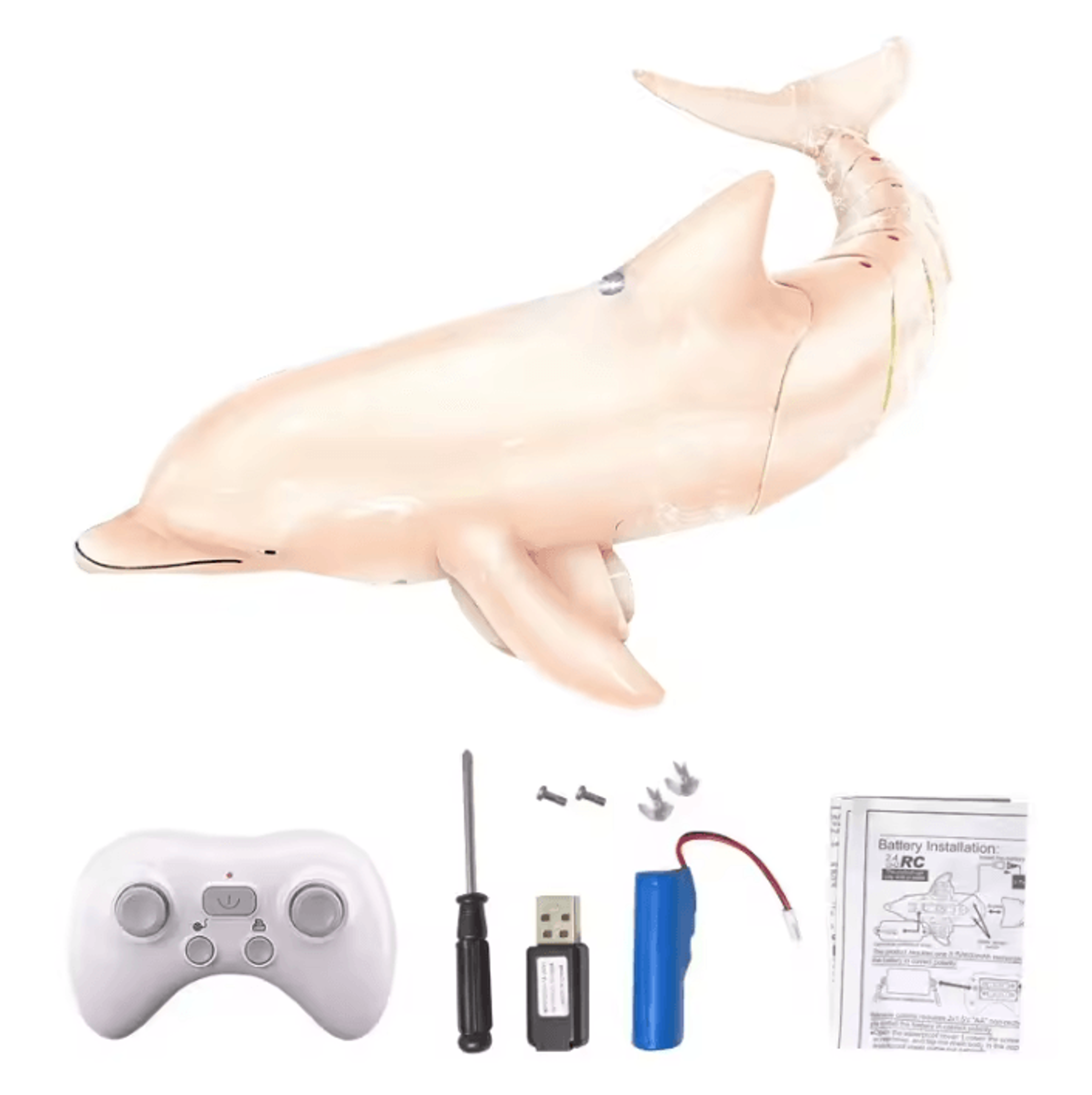 AquaDash 24G Remote Control Dolphin Water Toy 6