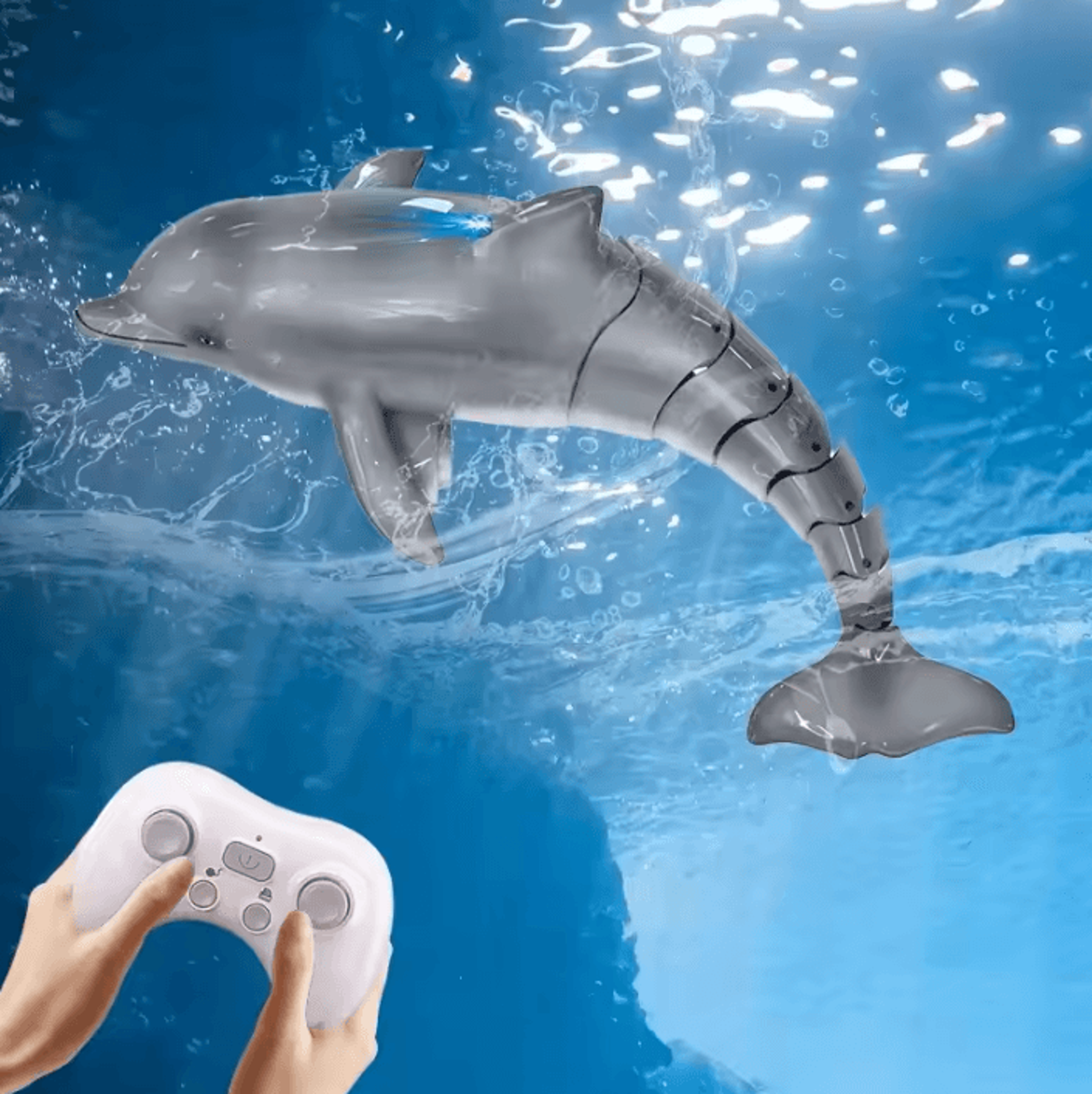 AquaDash 24G Remote Control Dolphin Water Toy 3