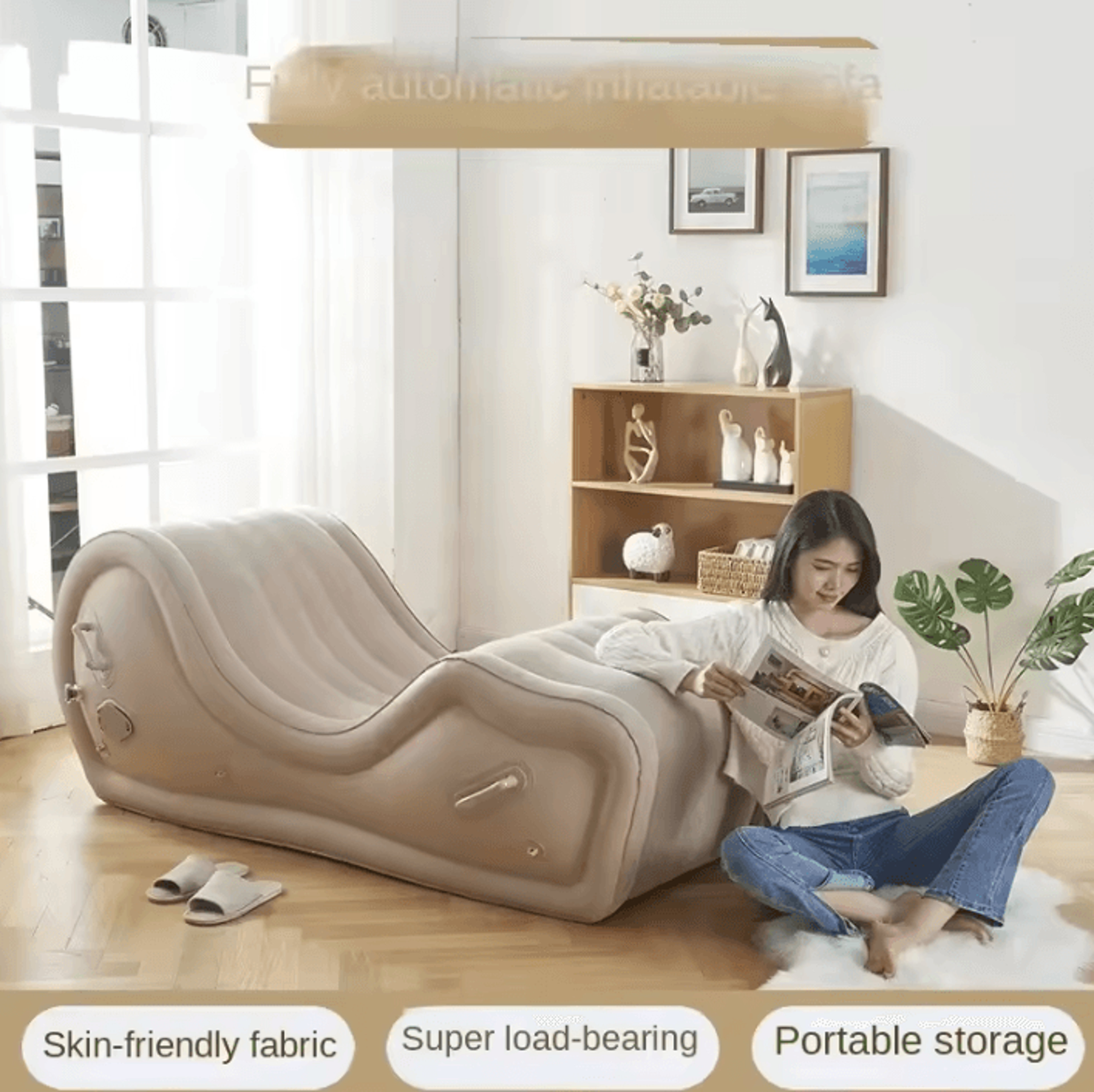 CloudLounge Portable Inflatable Camping Sofa Chair 4