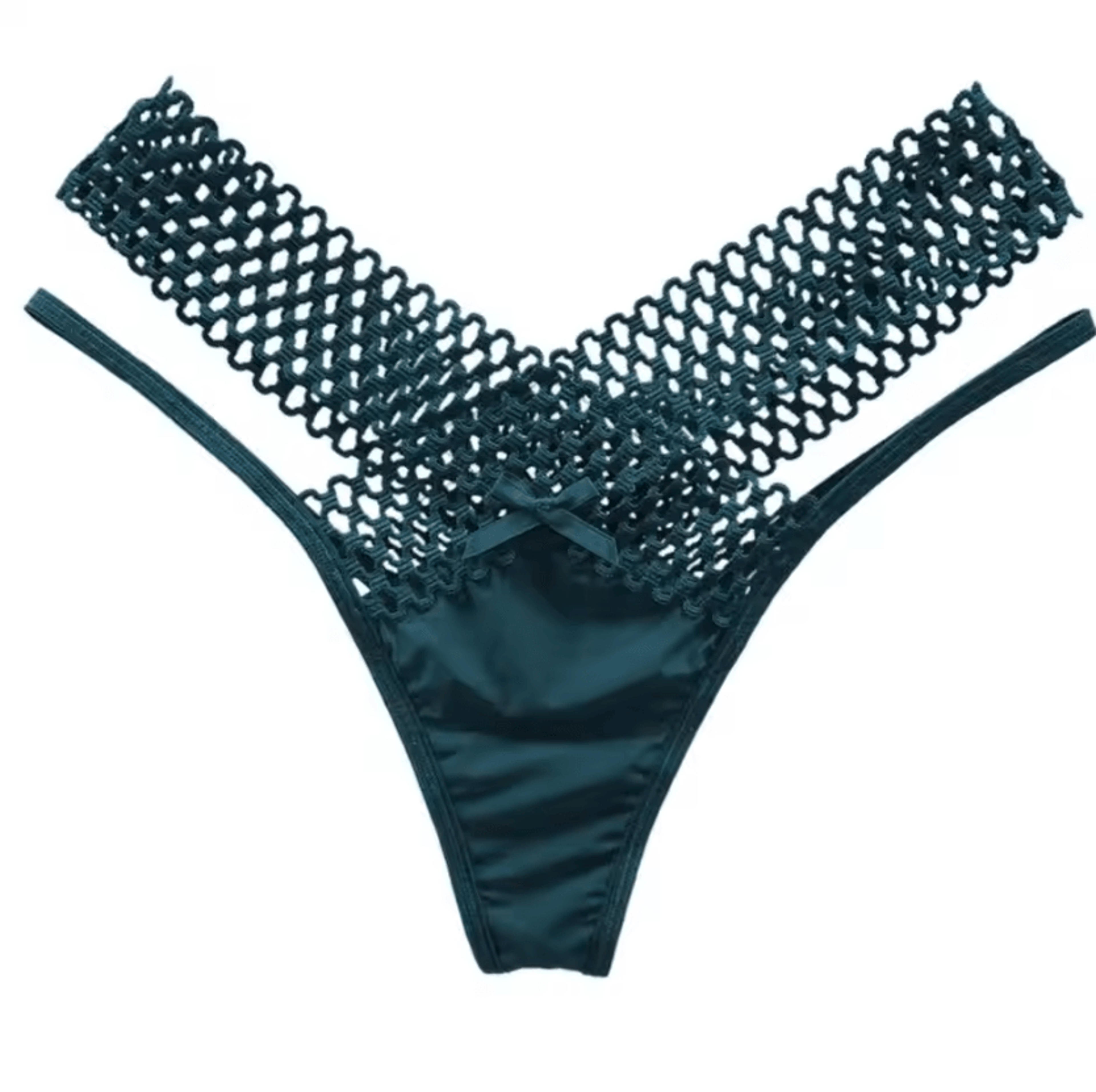 Women Panties Low Waist Hollowed Out Seethrough Crossbelt French Style Ladies Sling Thong Ladies Se 7